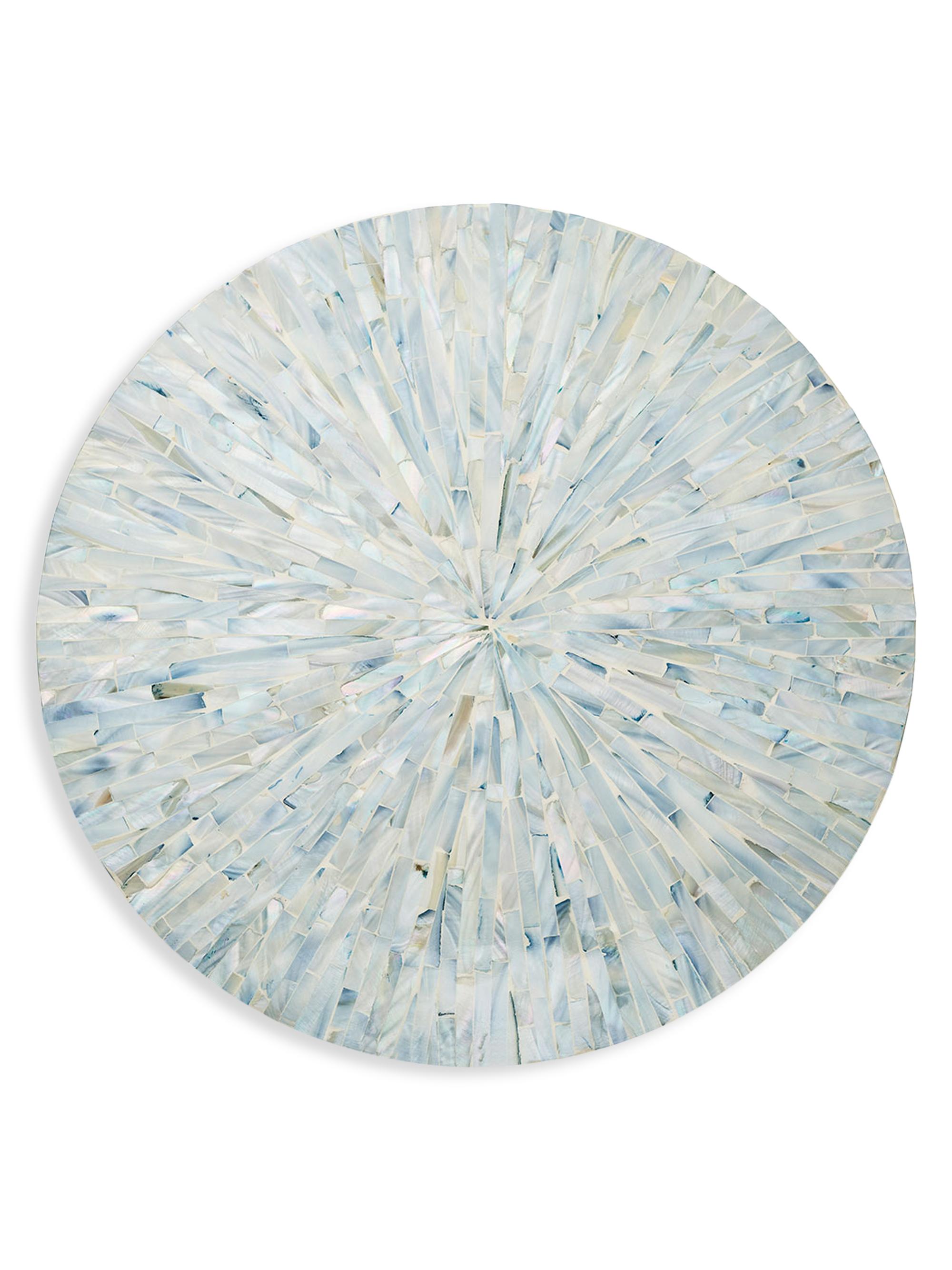 Kim Seybert Tahiti Capiz Shell Placemat - Periwinkle