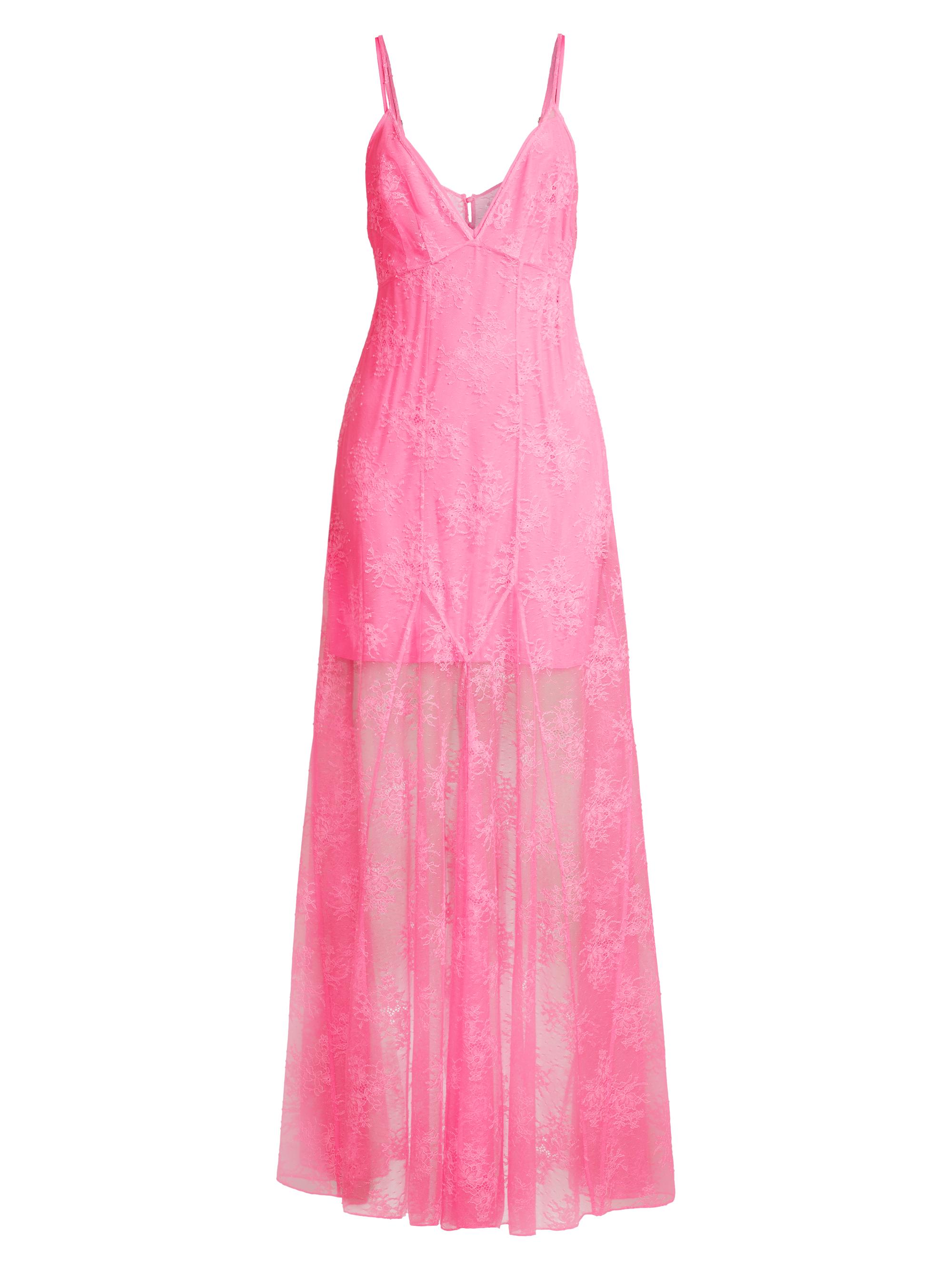 Kiki de Montparnasse Women's Lace Gown - Hot Pink