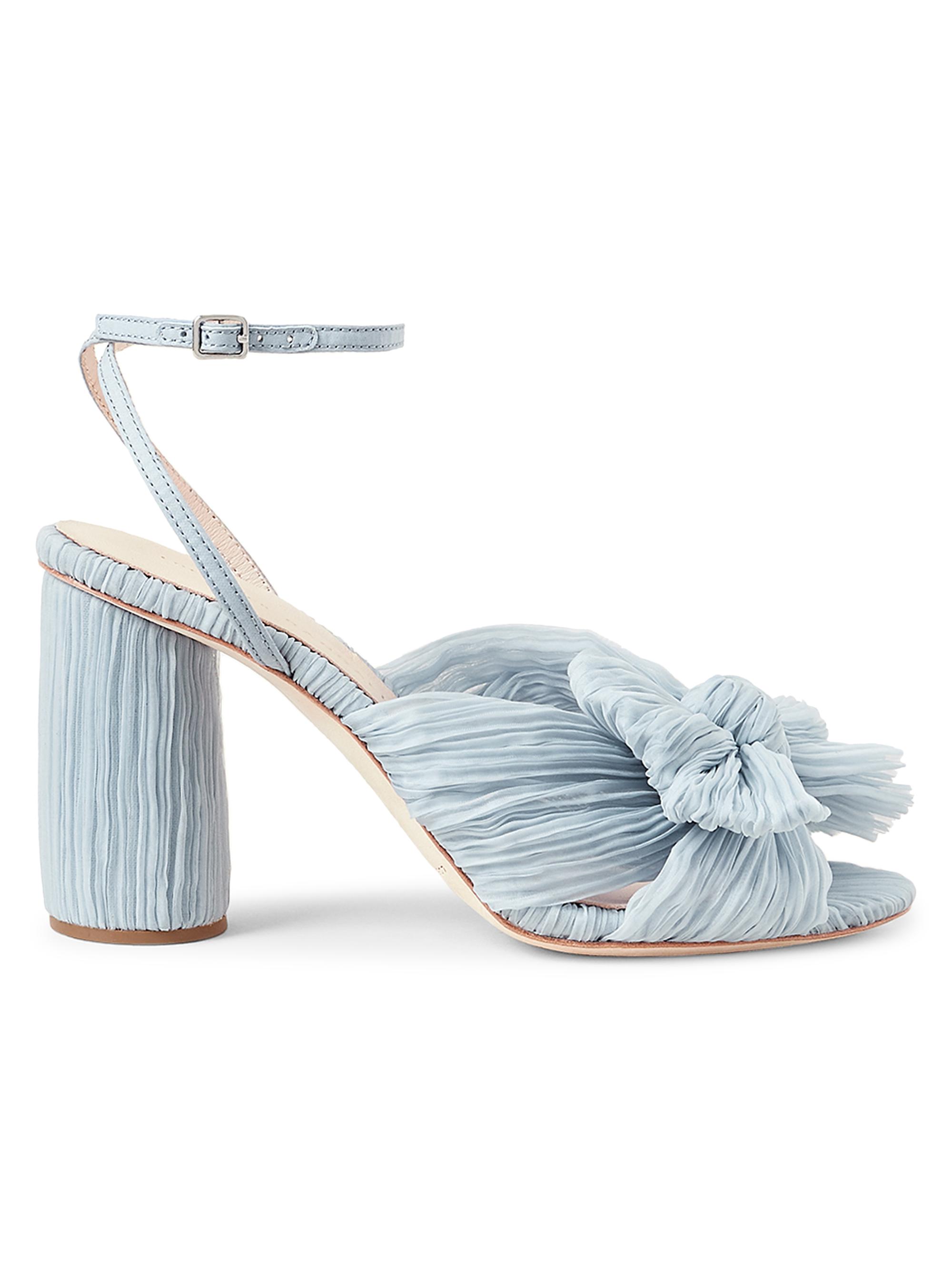 Loeffler Randall Women's Camellia Knotted Sandals - Blue