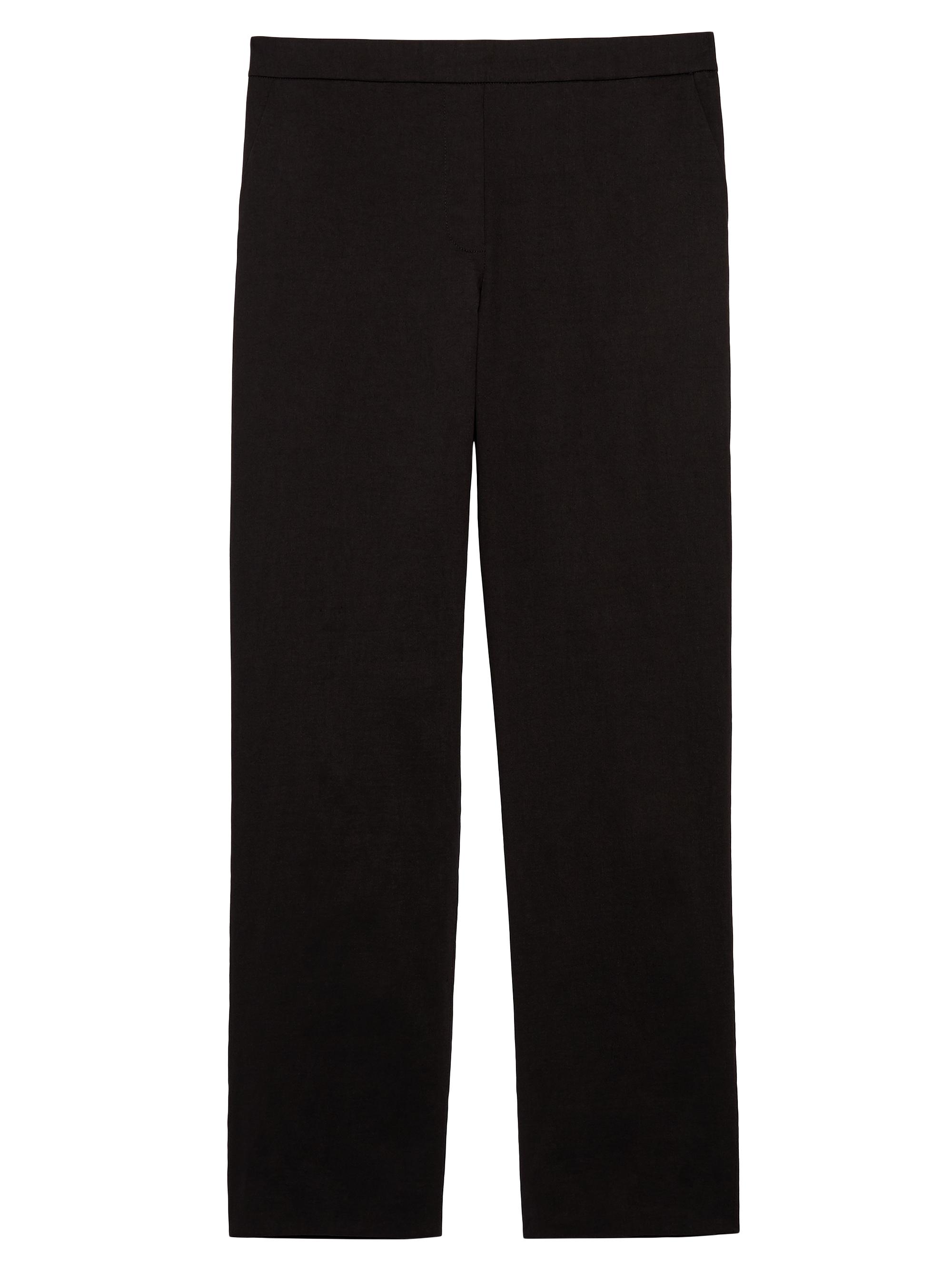 Theory Terena Linen Cropped Wide-Leg Pants | Saks Fifth Avenue