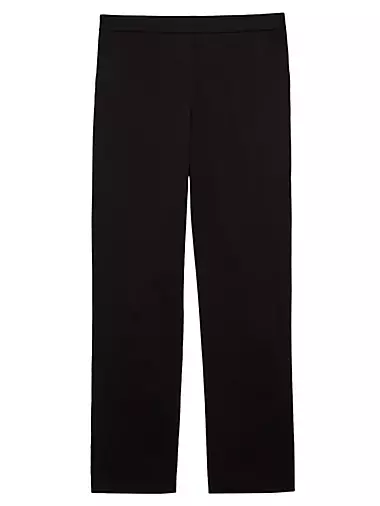 Treeca Linen Pull-On Crop Pants