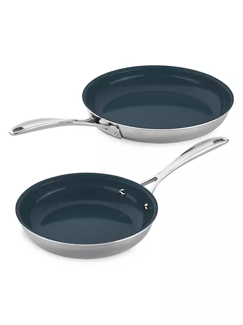 ZWILLING J.A. Henckels Zwilling Clad CFX 7-piece Stainless Steel Ceramic  Nonstick Cookware Set & Reviews