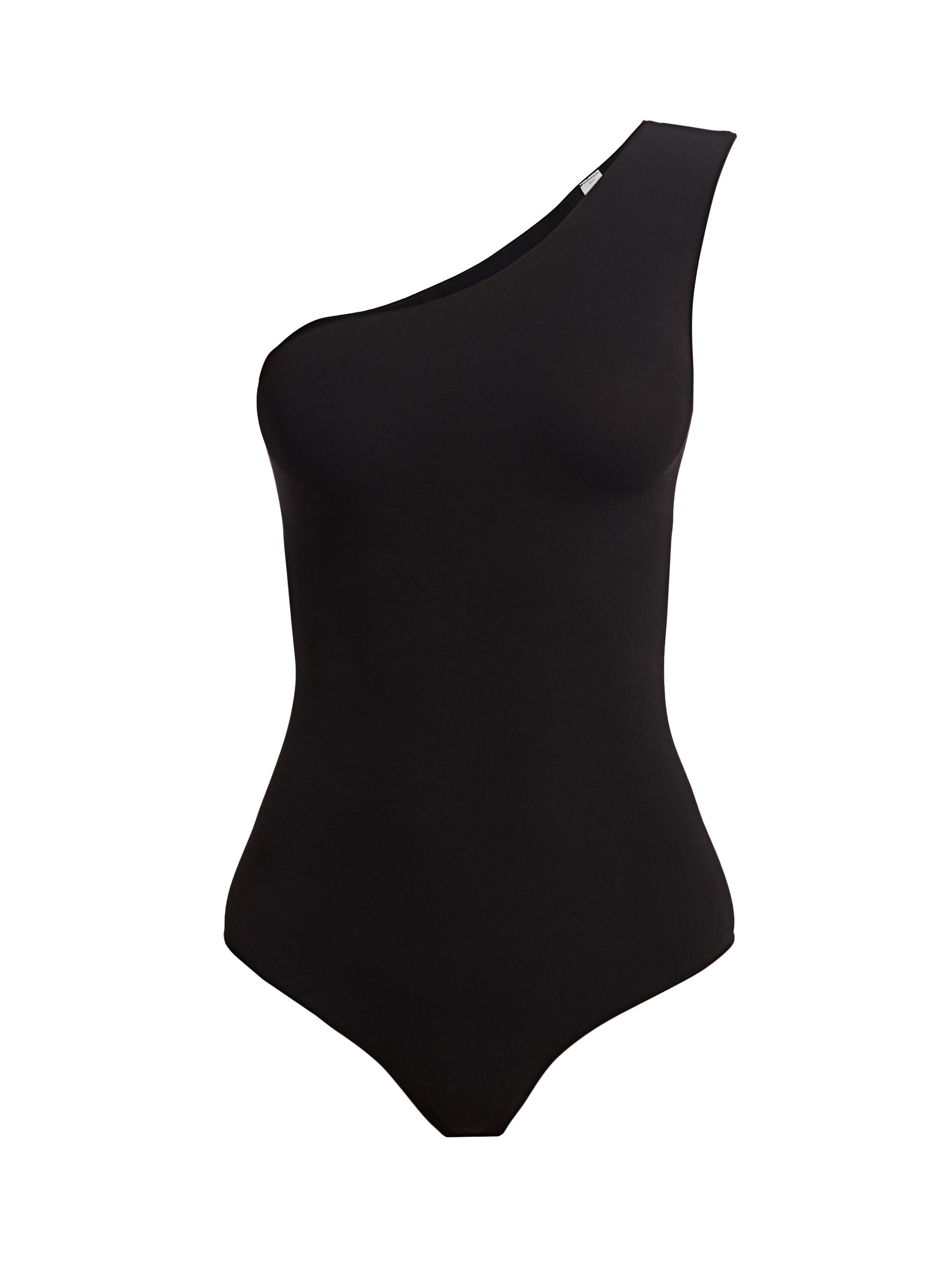 Commando Women's Ballet One-Shoulder Bodysuit - Black