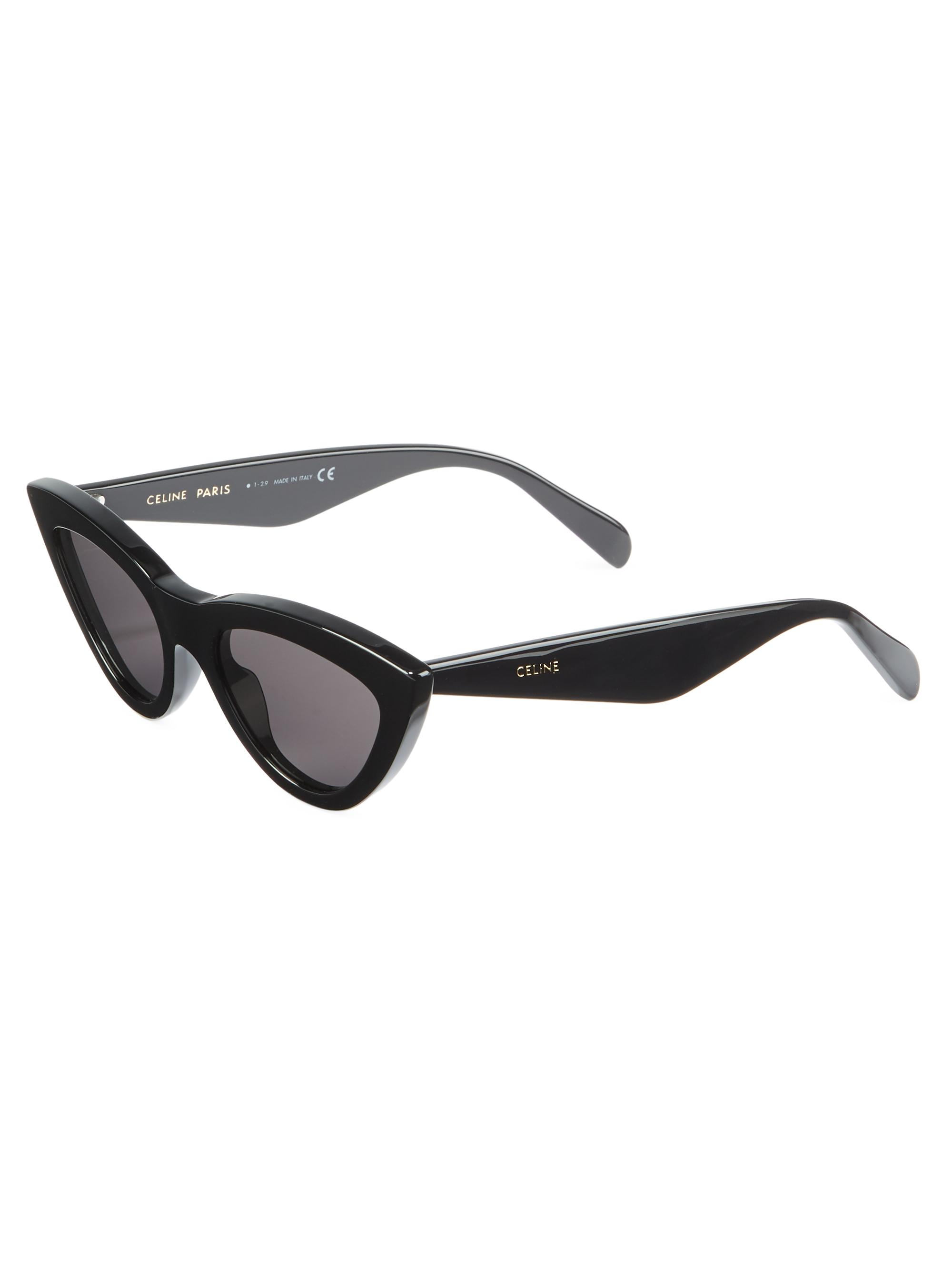 CELINE 56MM Exaggerated Cat-Eye Sunglasses | Saks Fifth Avenue