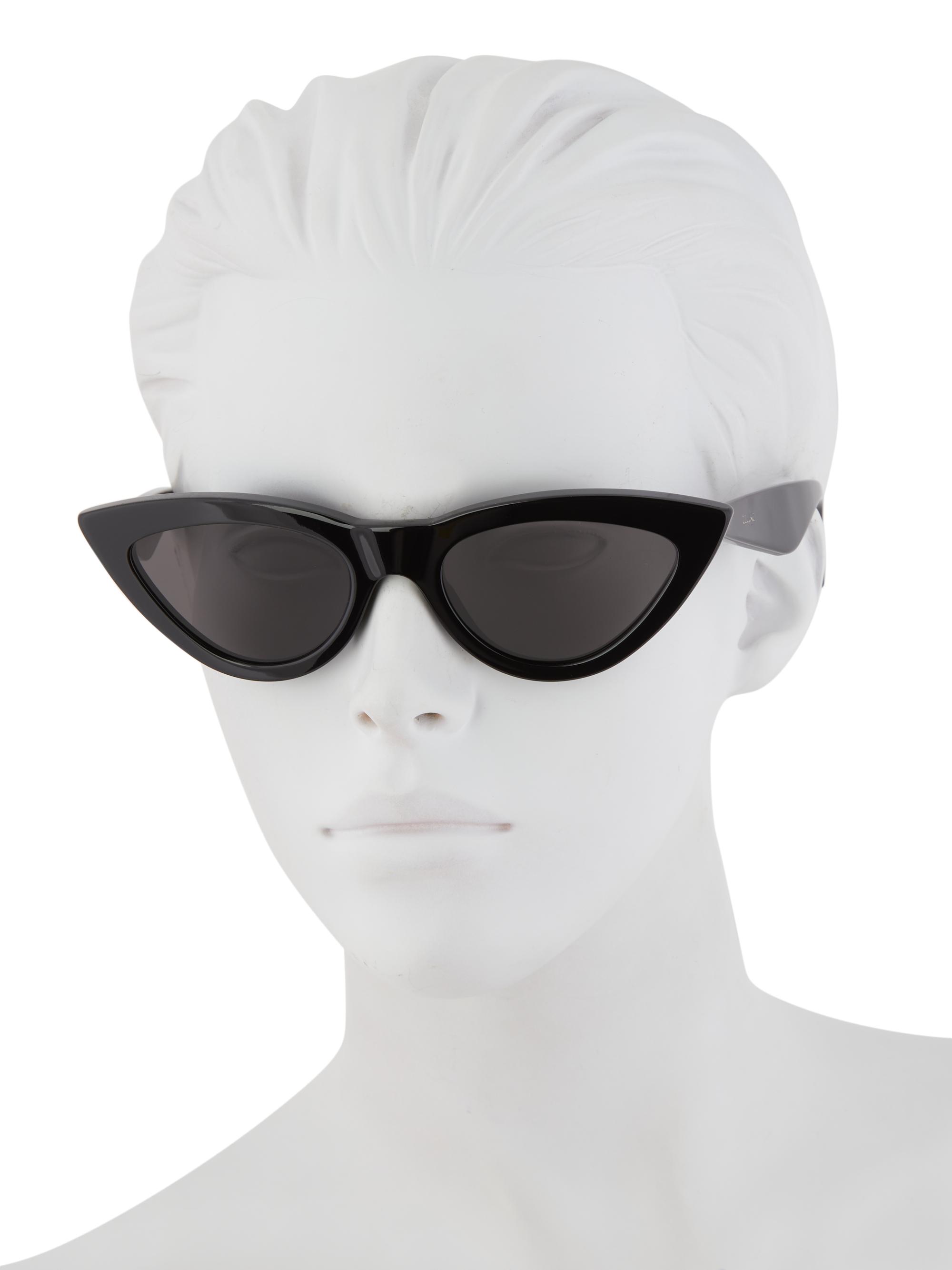 CELINE 56MM Exaggerated Cat-Eye Sunglasses | Saks Fifth Avenue