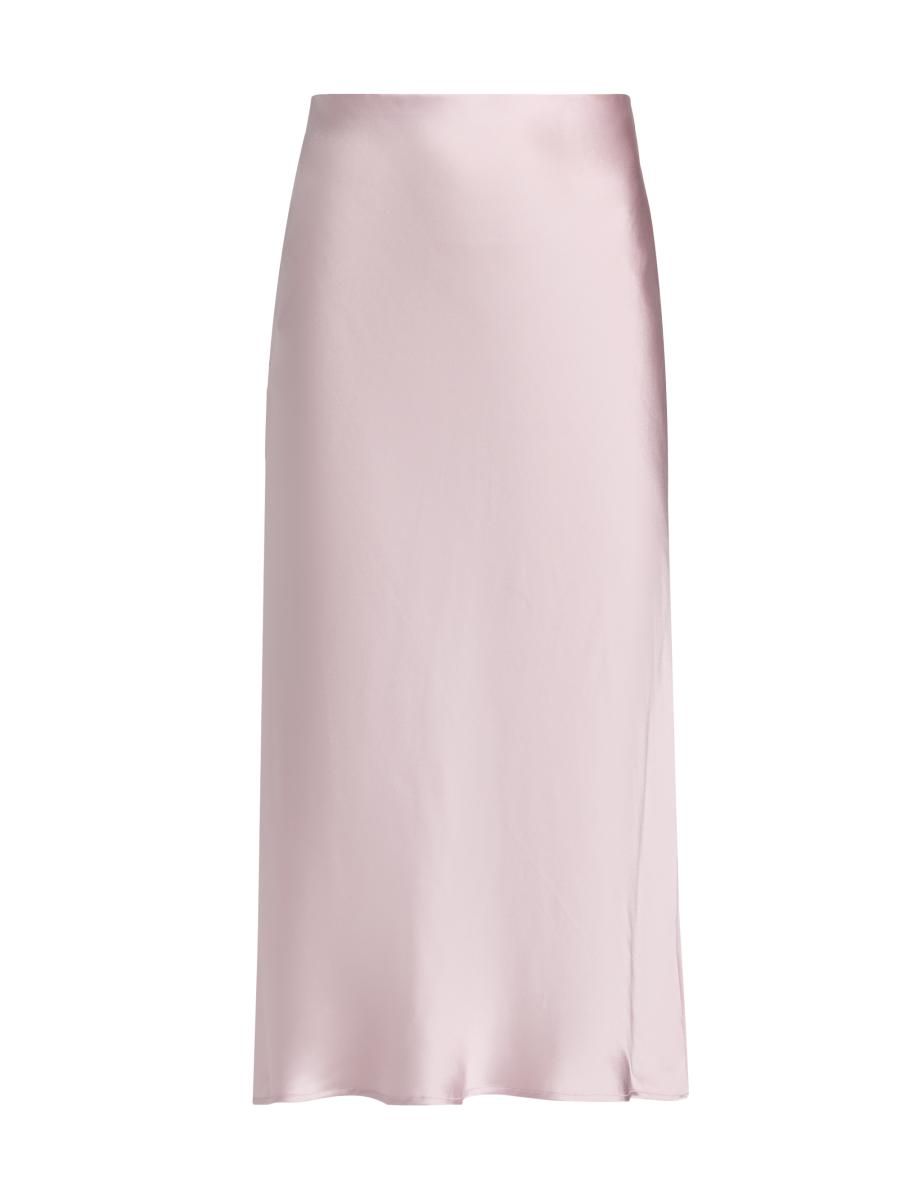 L'agence Women's Perin Silk Midi Skirt In Pink