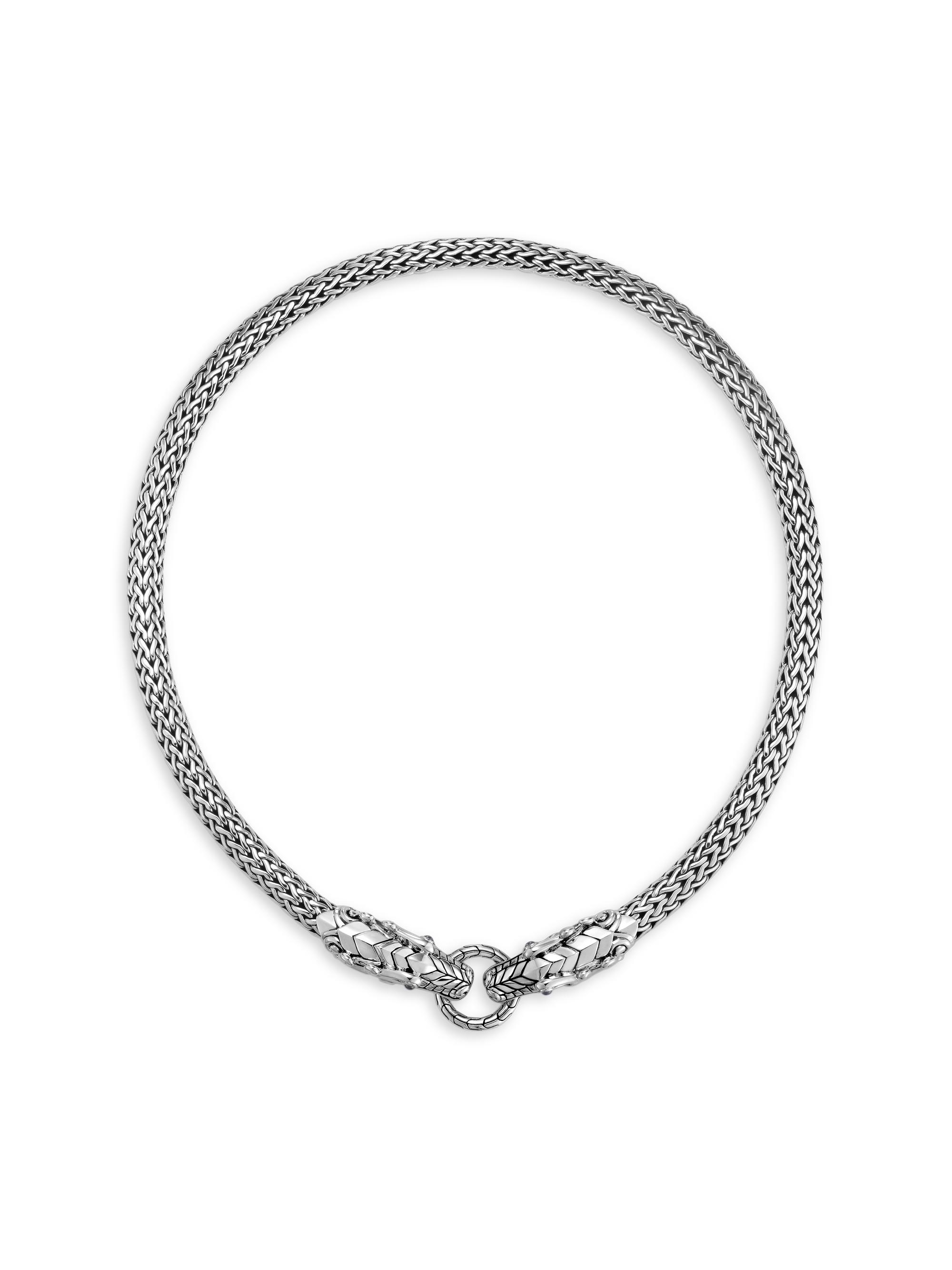 John Hardy Women's Legends Naga Sterling Silver Medium Dragon Necklace - Silver