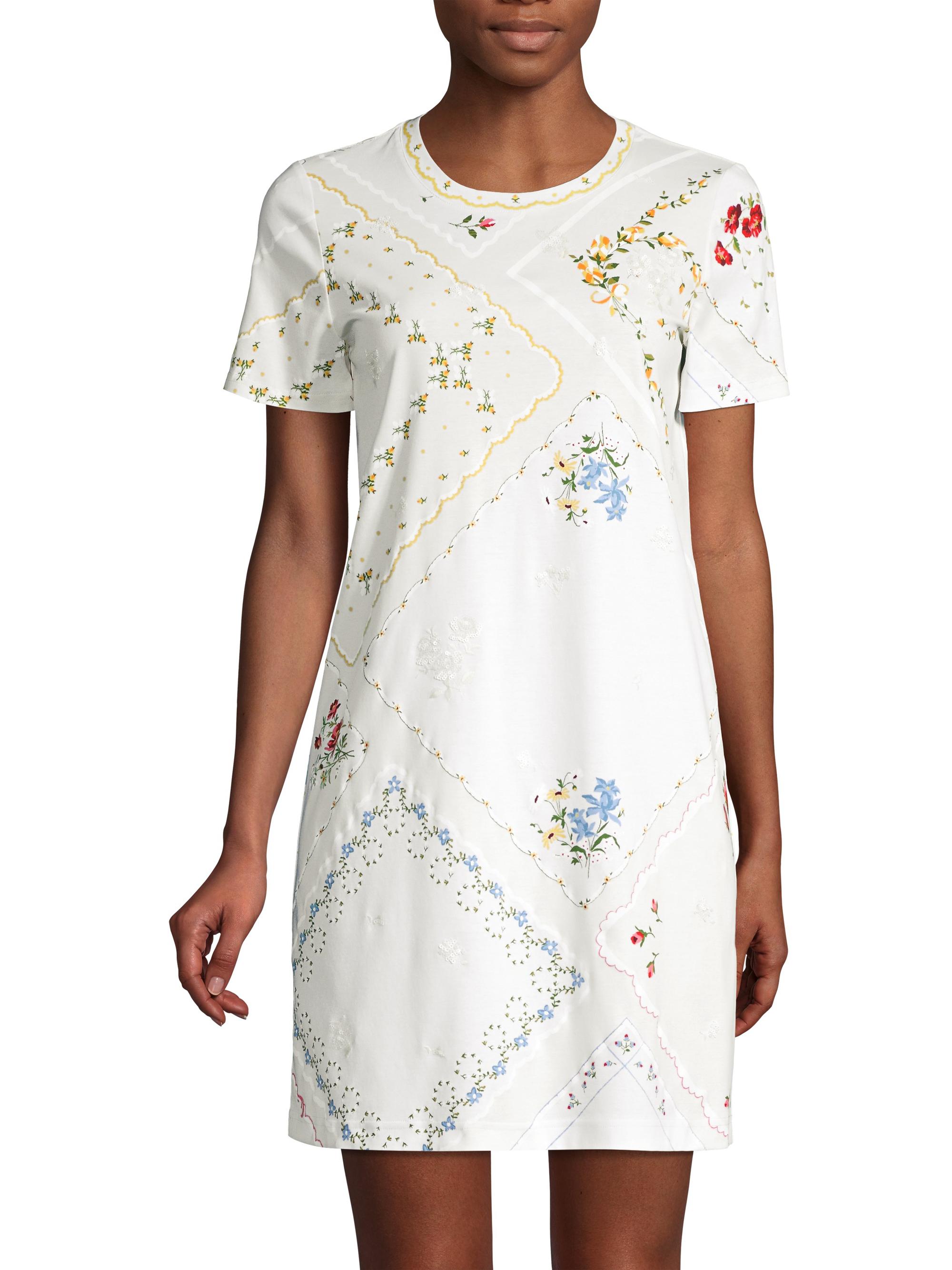 tory burch embroidered sheath dress Tory Burch Dress Cameron Navy Embroidered Lace Size 6 Scalloped-Hem Sh –  Celebrity Owned main image 1