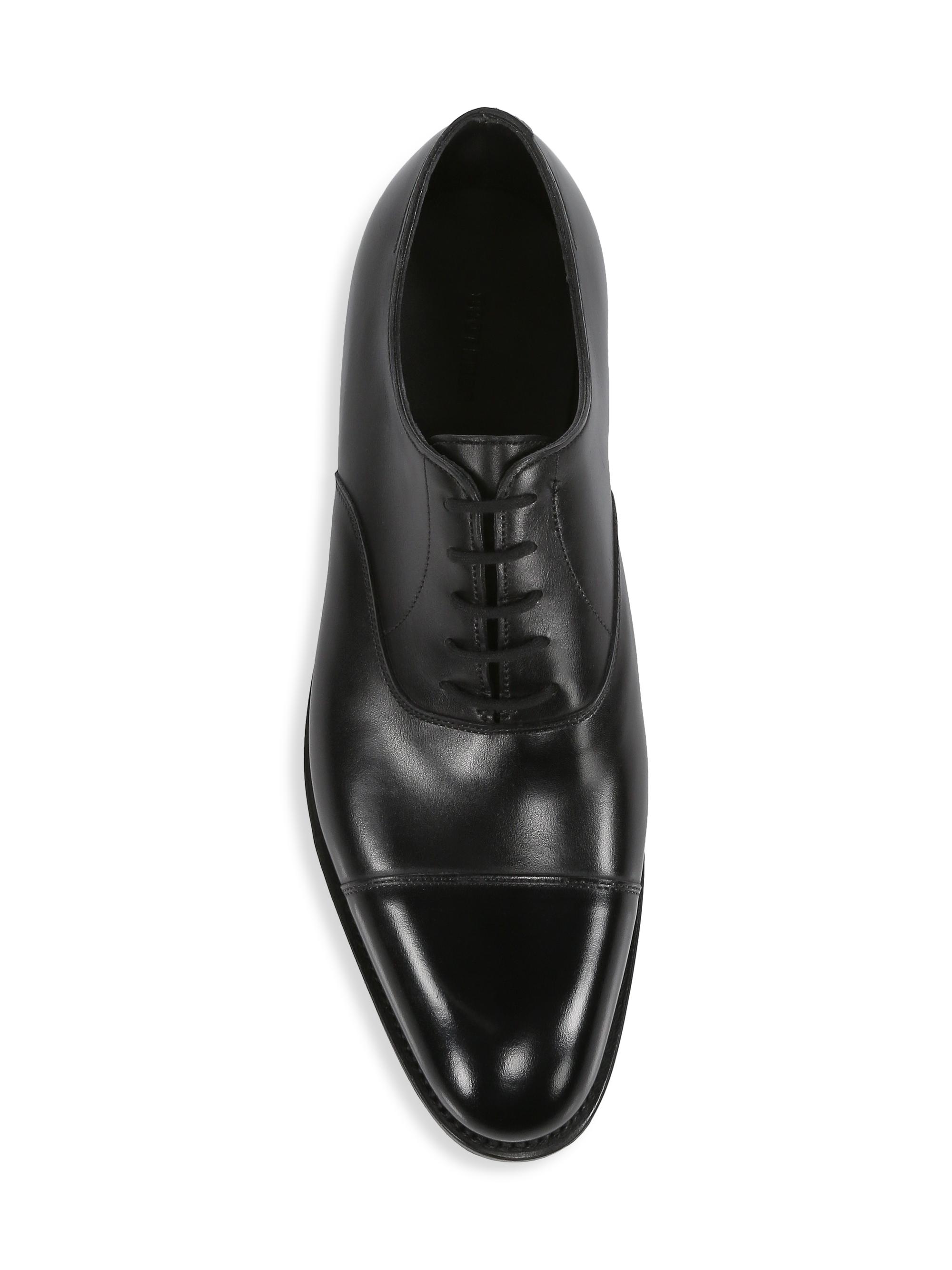 John Lobb City II Leather Oxford Loafers | Saks Fifth Avenue