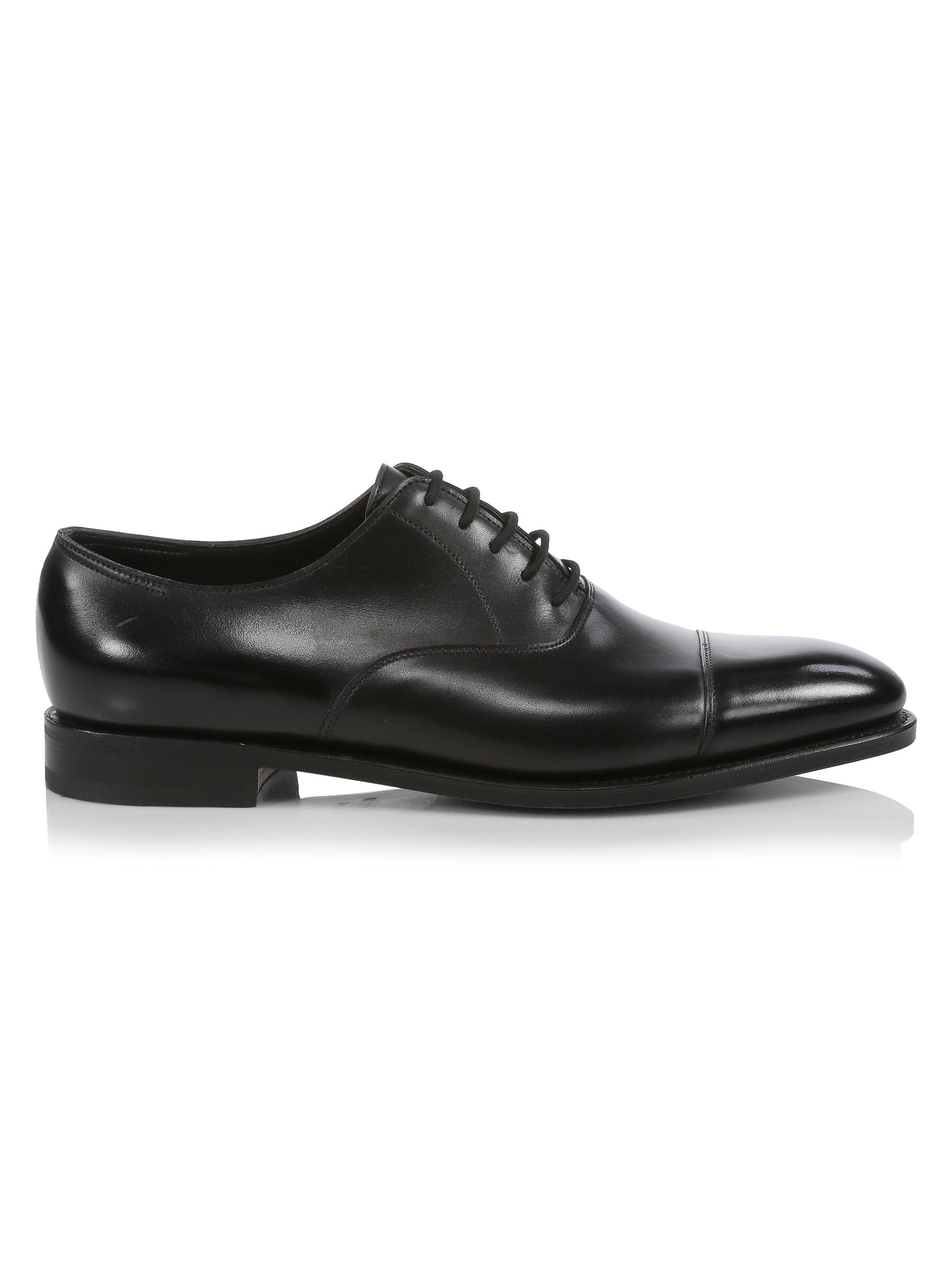 John Lobb Hartland Classic Leather Oxfords | Saks Fifth Avenue