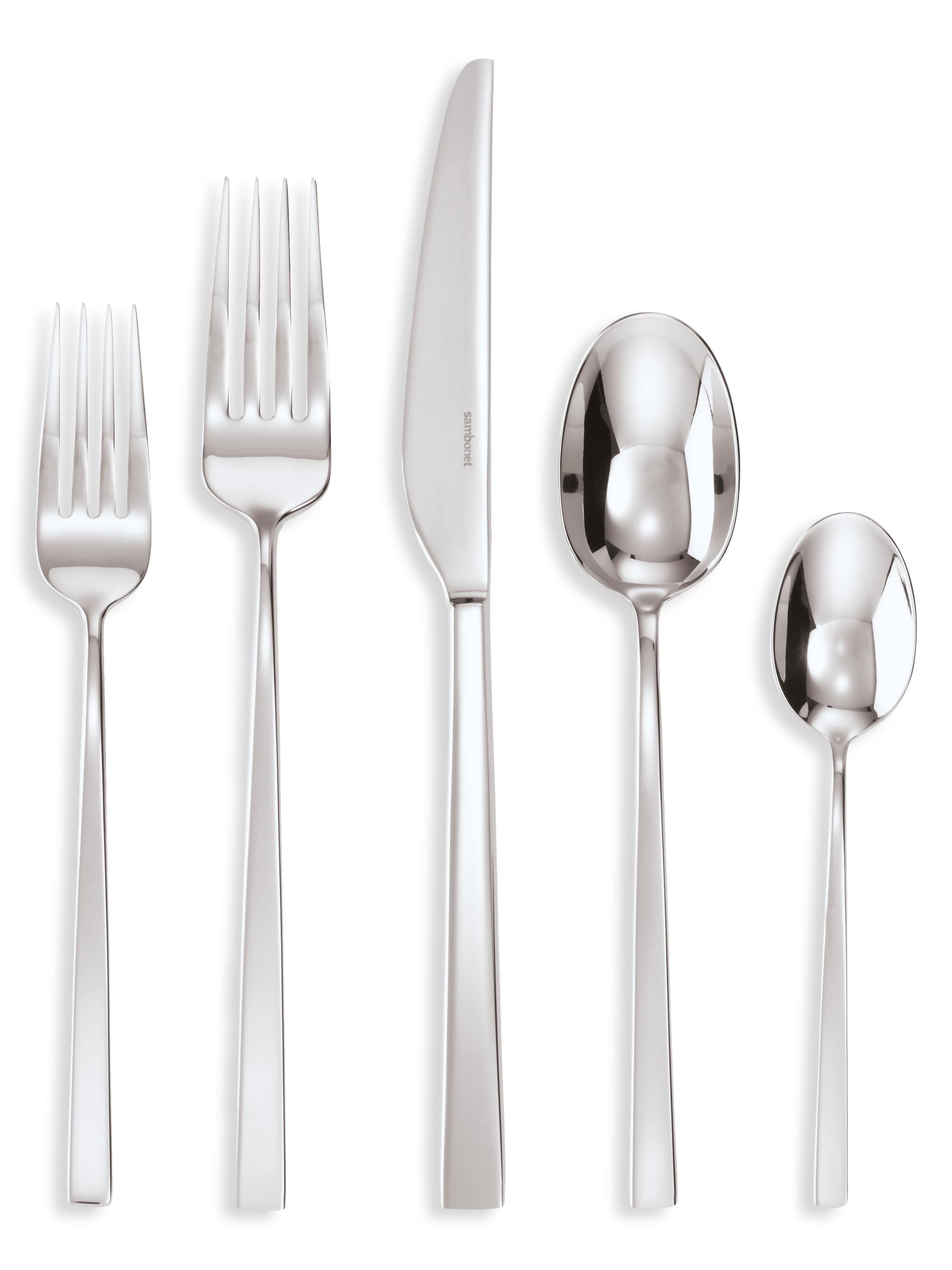 Linea Q 5-Piece Stainless Steel Place setting Set