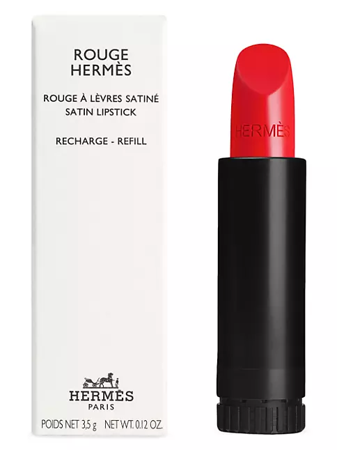 Hermes Lipstick Rouge Hermes, Satin lipstick, Rouge e #75