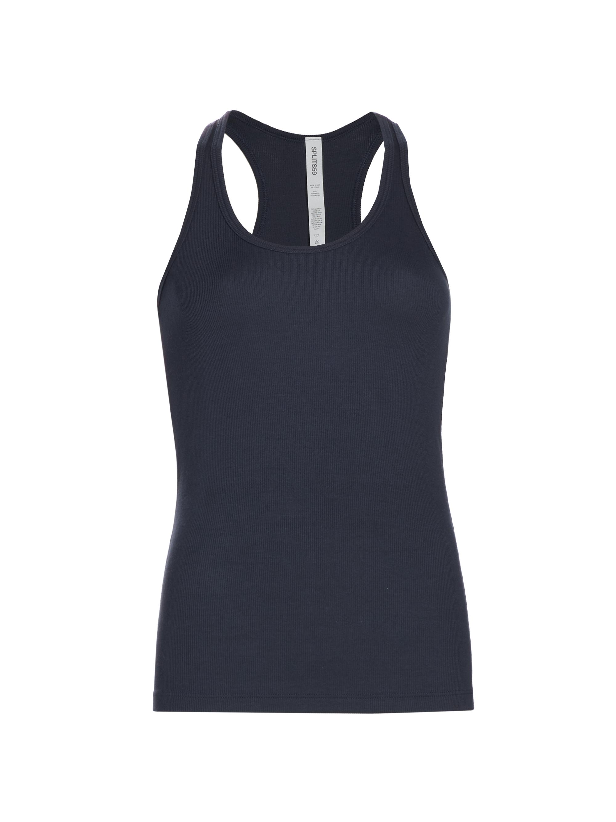 Splits59 Women's Ashby Rib Racerback Tank - Indigo