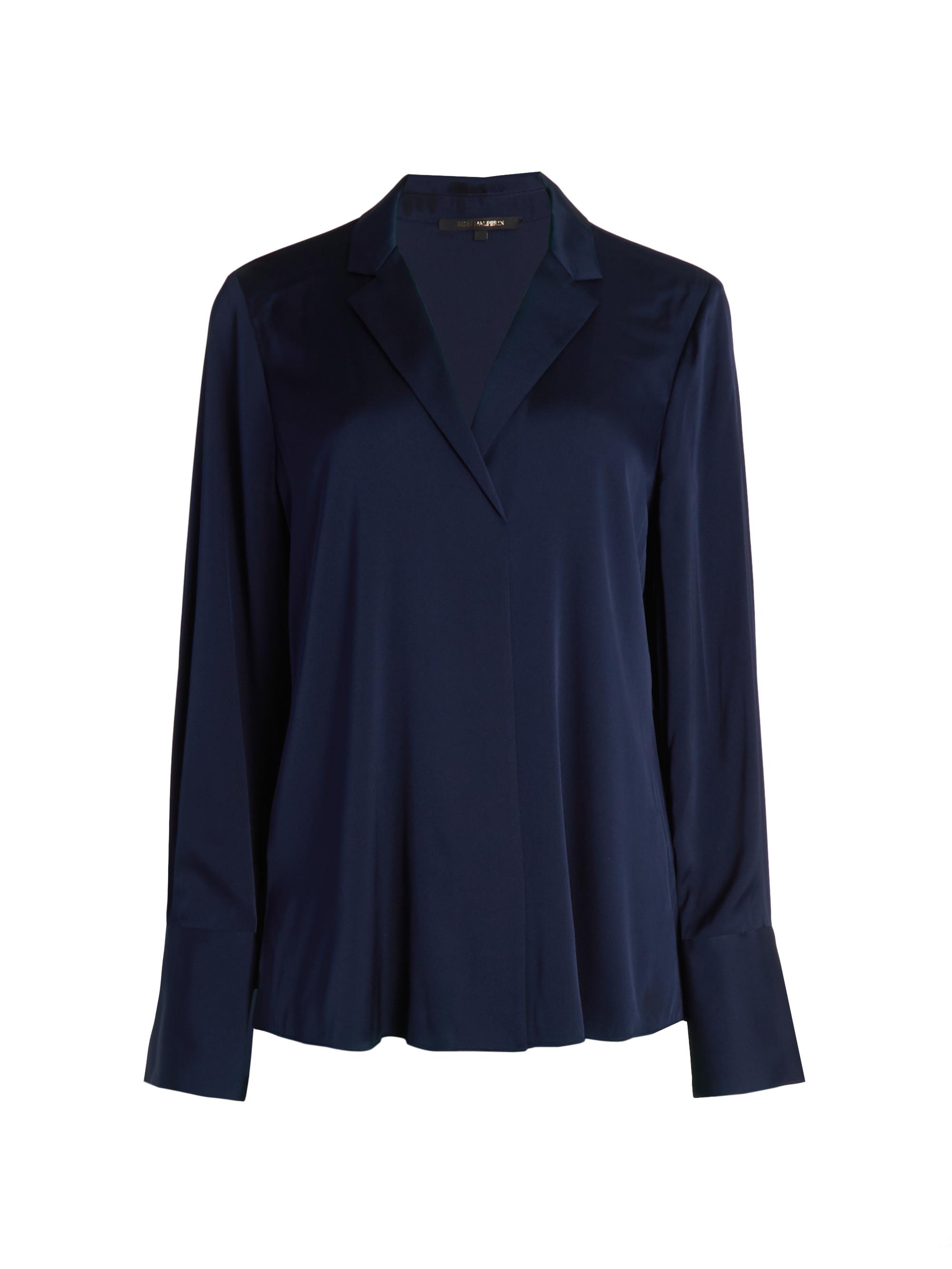 Kobi Halperin Women's Rebekah Silk-Blend Blouse - Midnight Blue