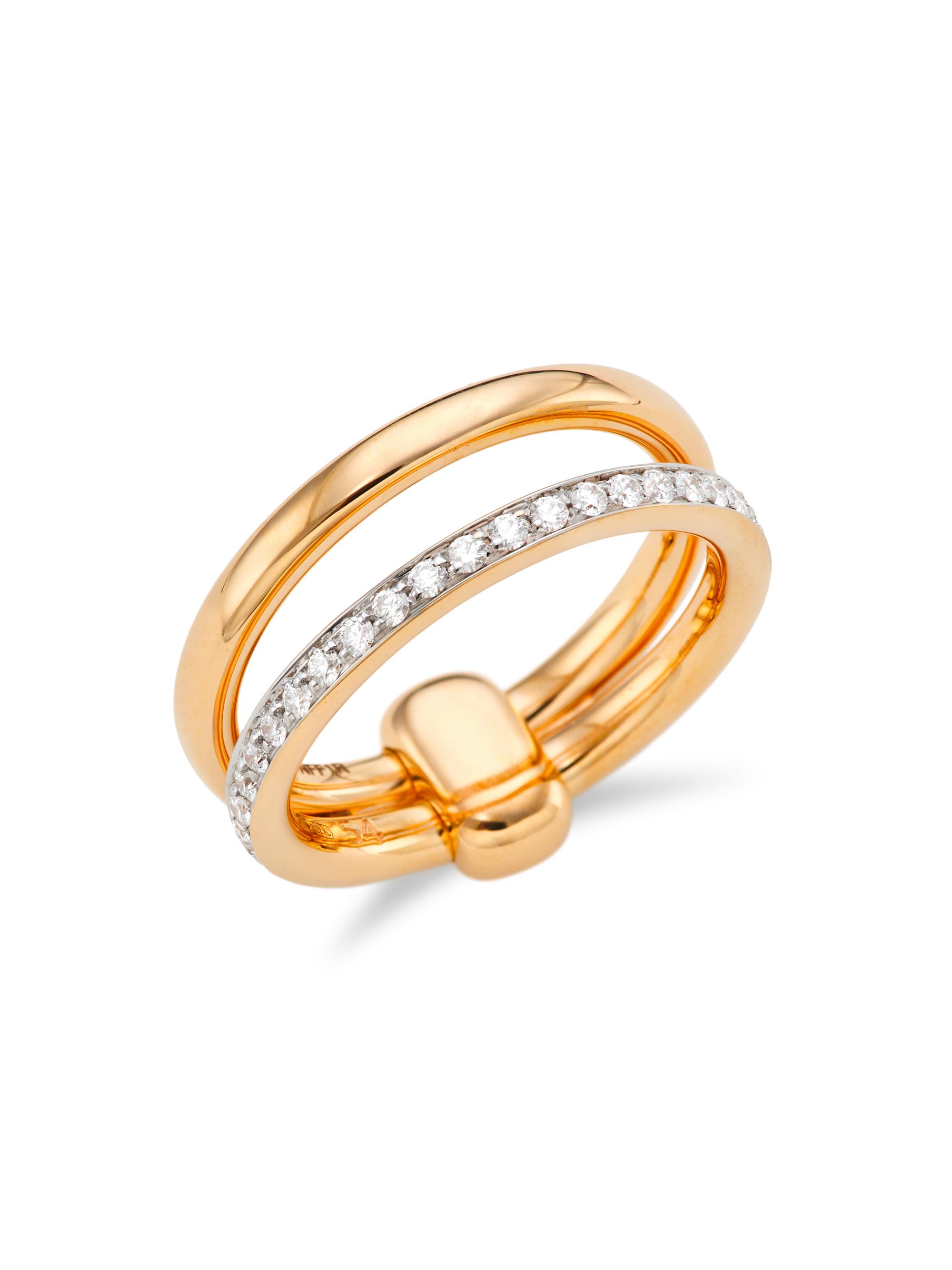 Pomellato Women's Iconica 18K Rose Gold & Diamond Ring - Rose Gold