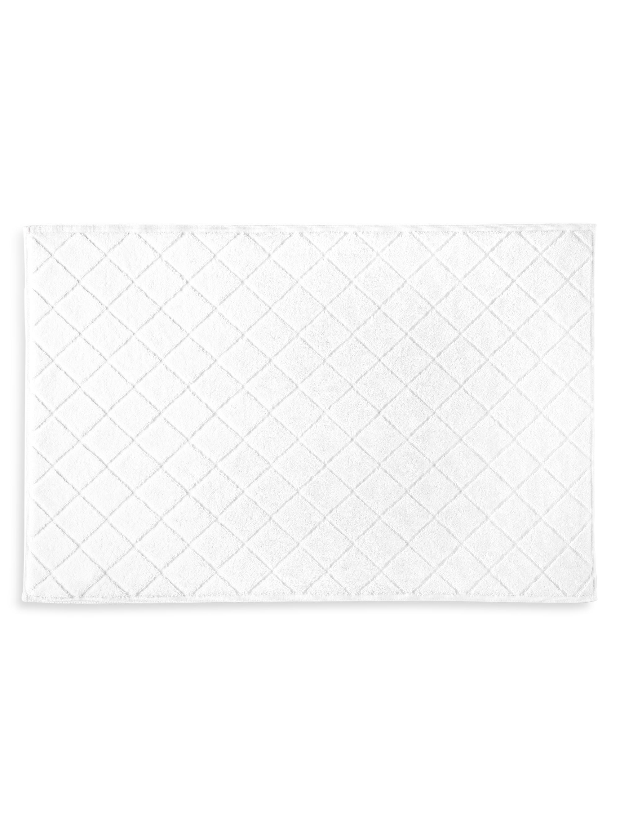 Peacock Alley Nantucket Bath Mat - White