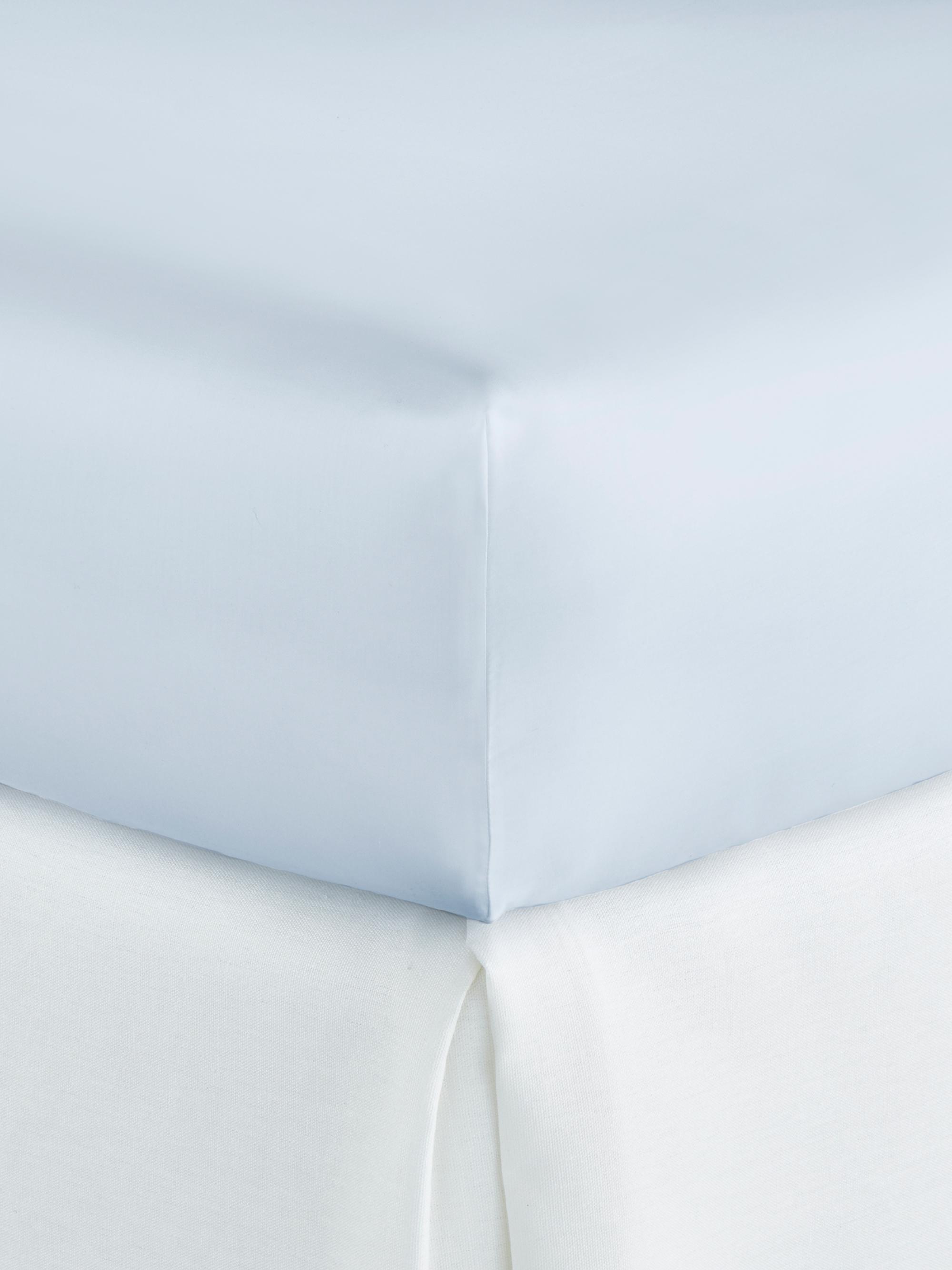 Peacock Alley Soprano Cotton Fitted Sheet - Bare Blue Full