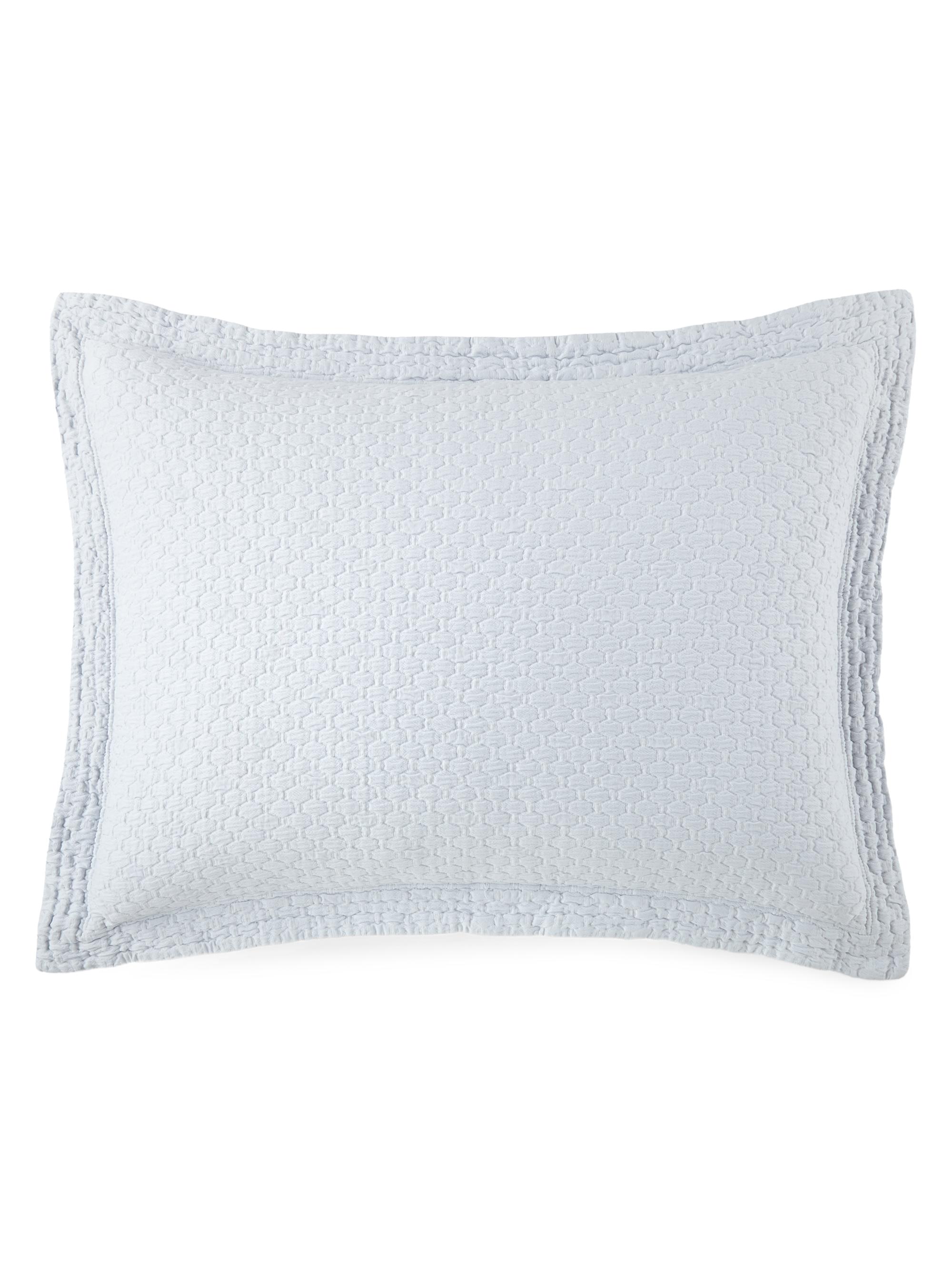 Peacock Alley Juliet Sham - Bare Blue European