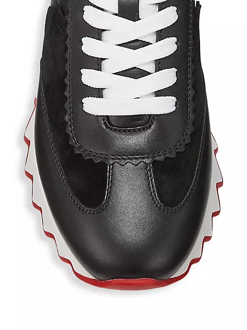 Christian Louboutin Loubishark Leather Sneaker, White / 36