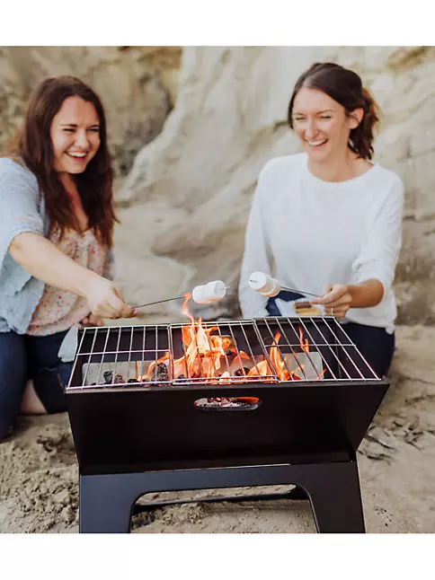 34-inch BBQ Charcoal Grill Outdoor Portable Barbecue Grill