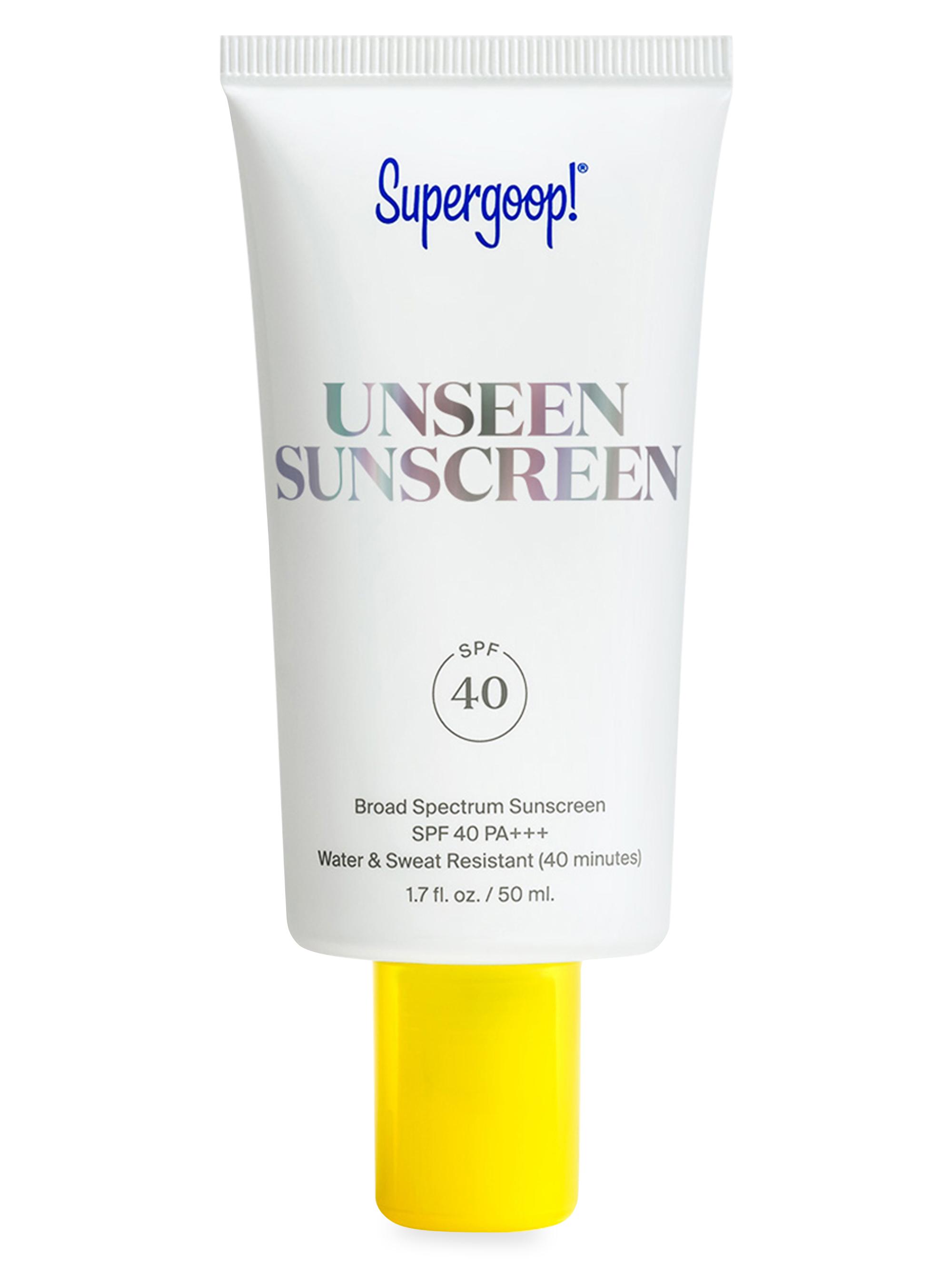 Supergoop Women's Unseen Sunscreen Broad Spectrum Sunscreen SPF 40 PA+++ 1.7 oz. & Under