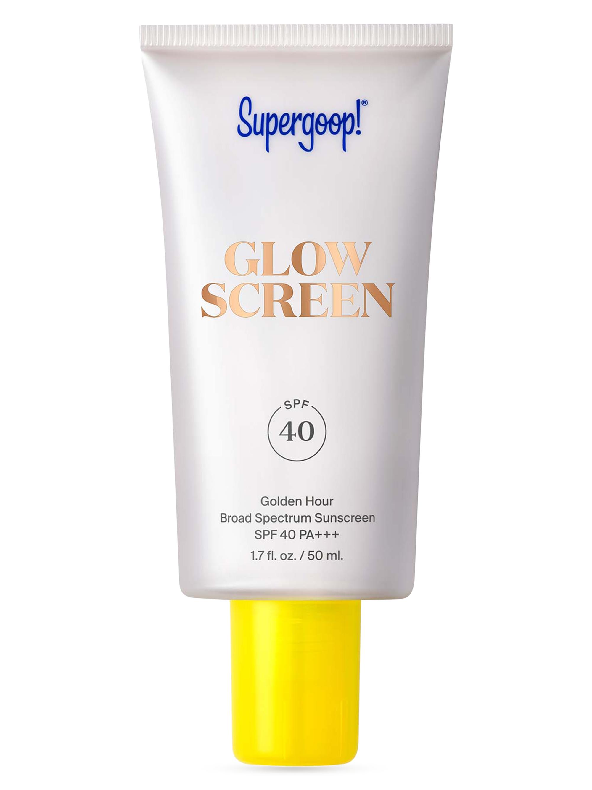Supergoop Women's Glow Screen Broad Spectrum Sunscreen SPF 40 PA+++ - Golden Hour 1.7 oz