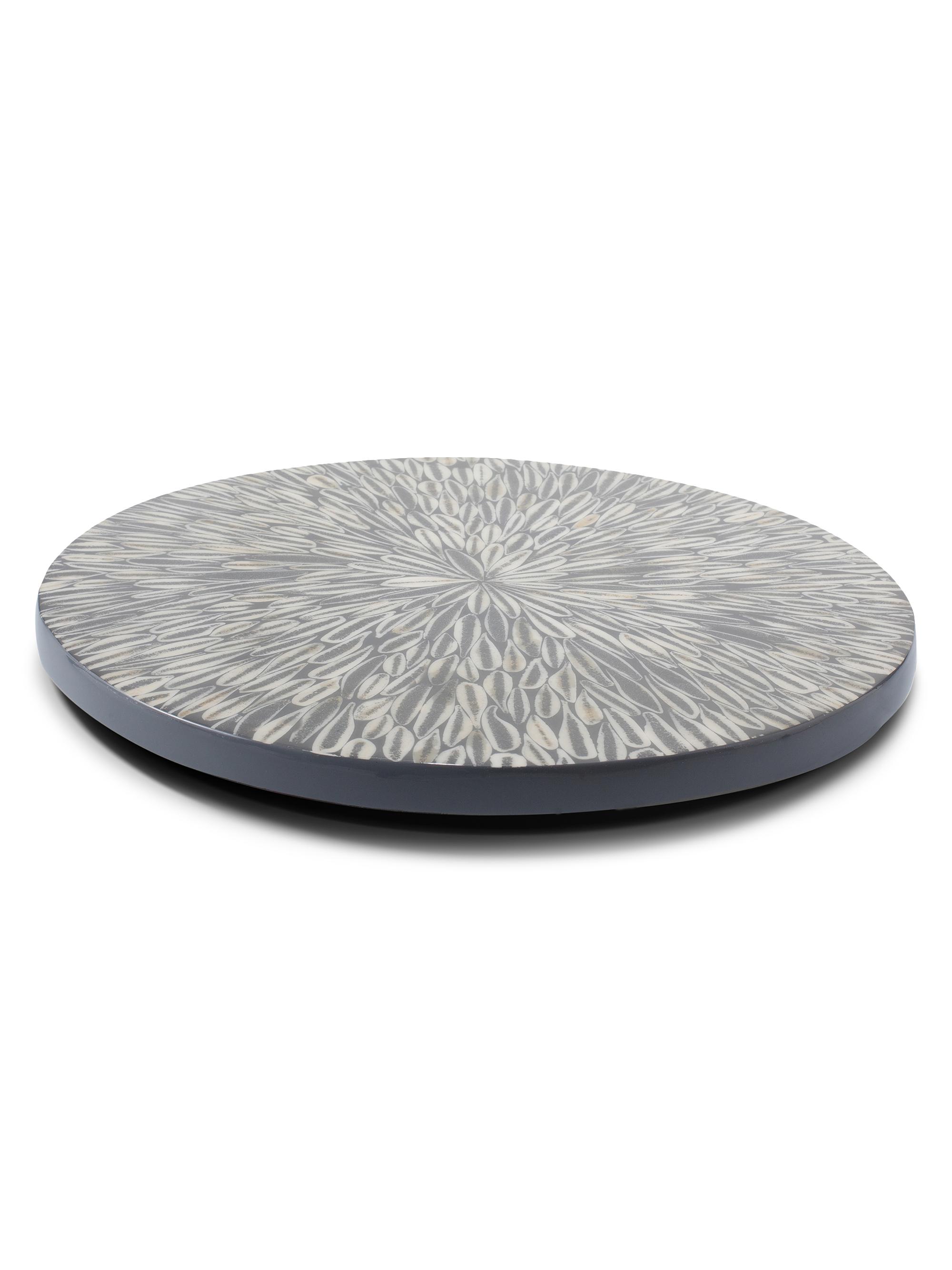 Ladorada Gray Almendro Revolving Tray