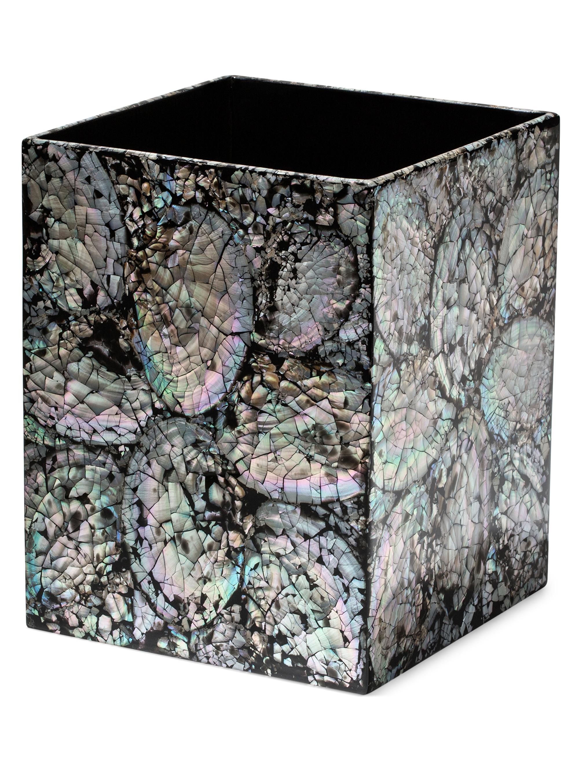 Ladorada Mother-of-Pearl Wastebasket