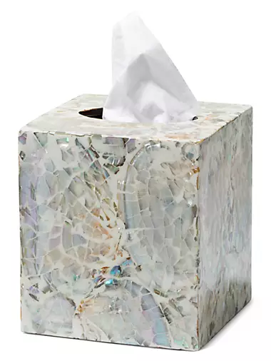 Mother-of-Pearl Tissue Box