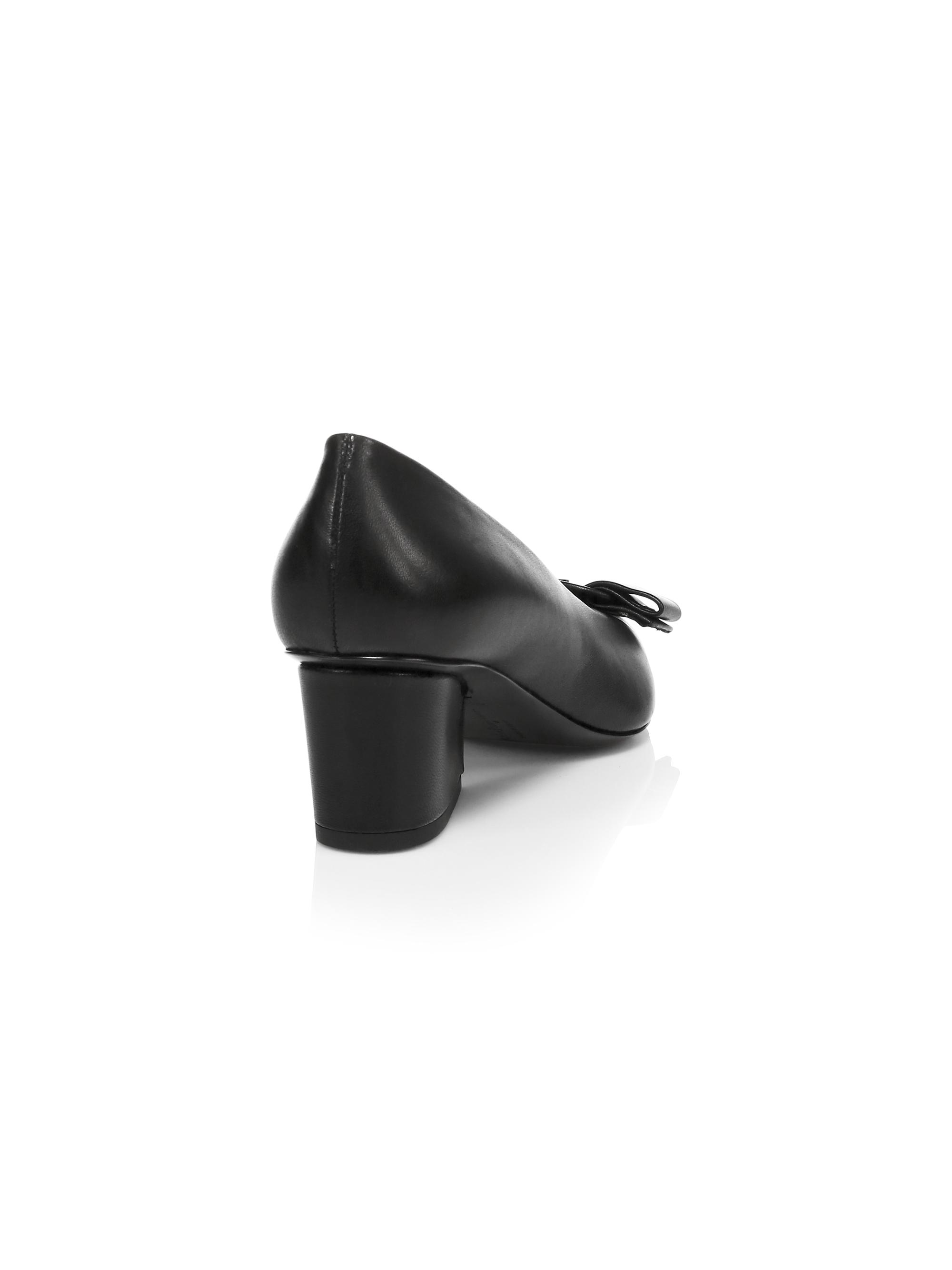 FERRAGAMO Viva Bow Leather Pumps | Saks Fifth Avenue