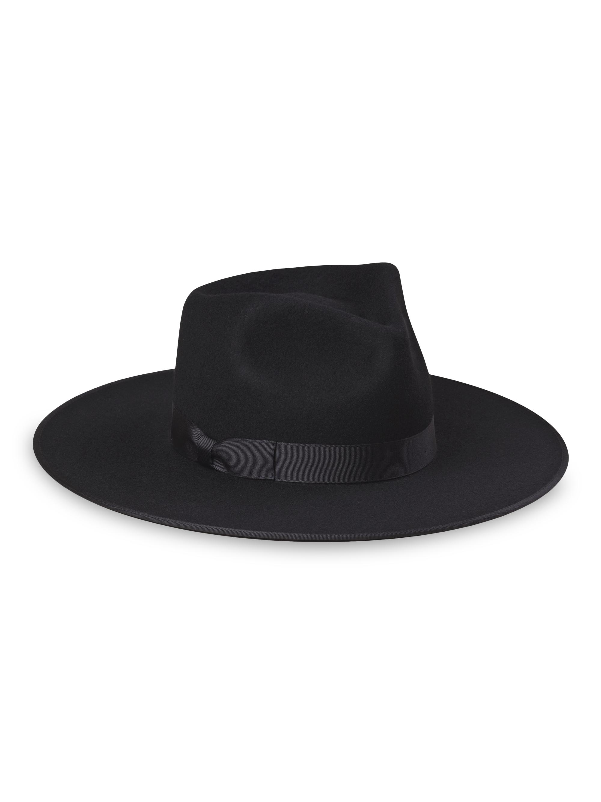 Lack of Color Women's Noir Wool Rancher Hat - Black