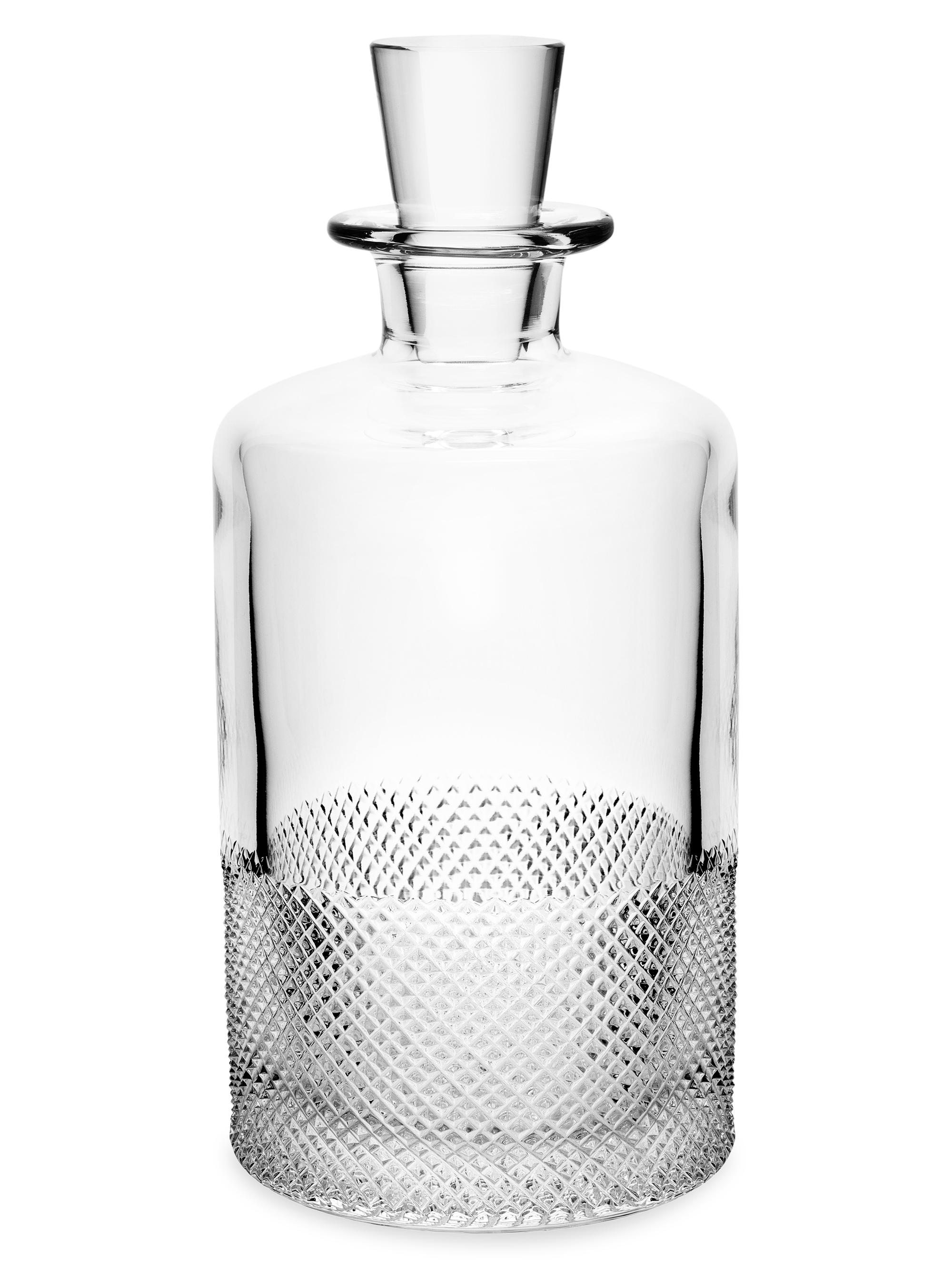 Richard Brendon Diamond Glass Decanter