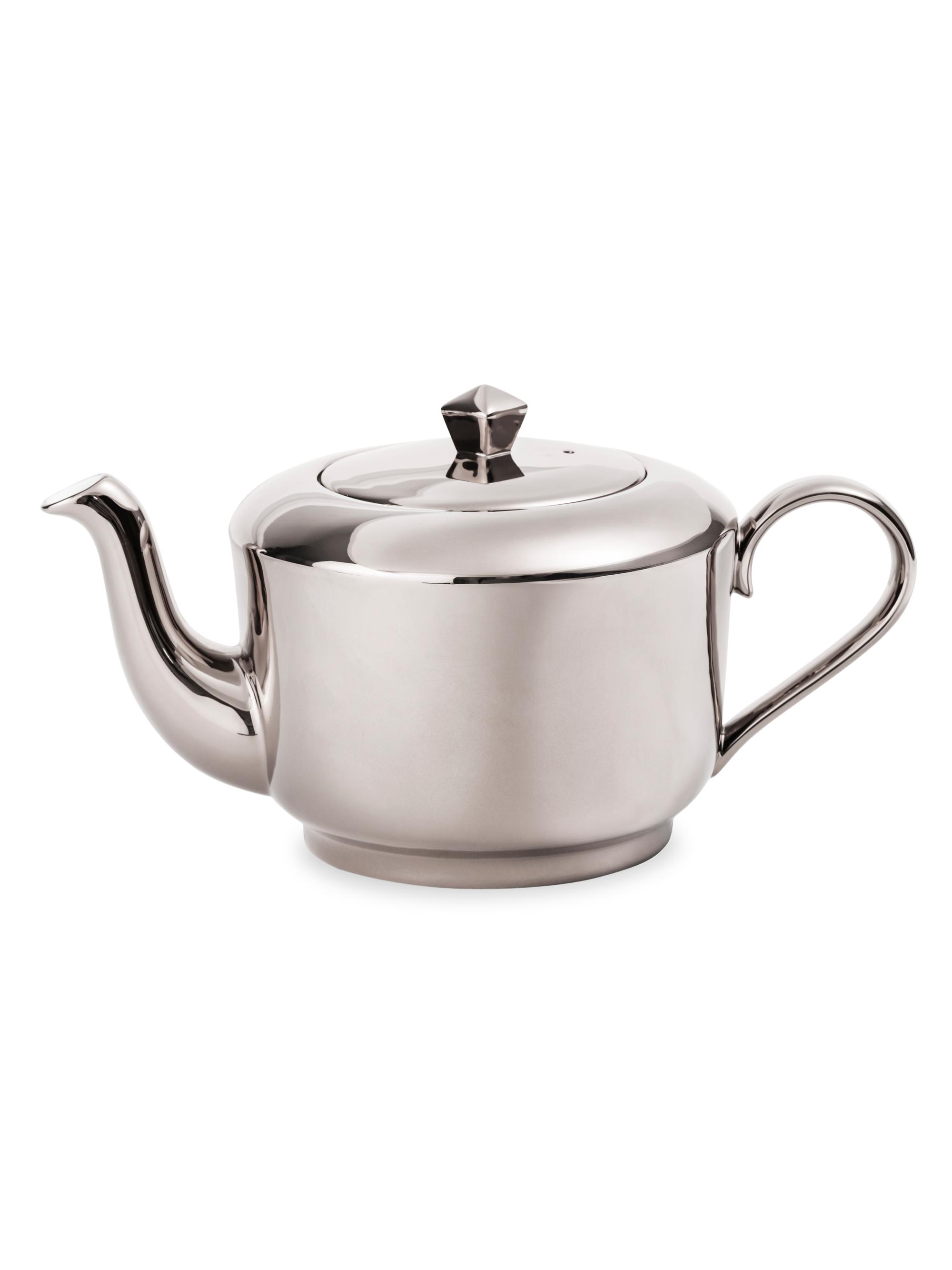 Richard Brendon Reflect Platinum Bone China Teapot