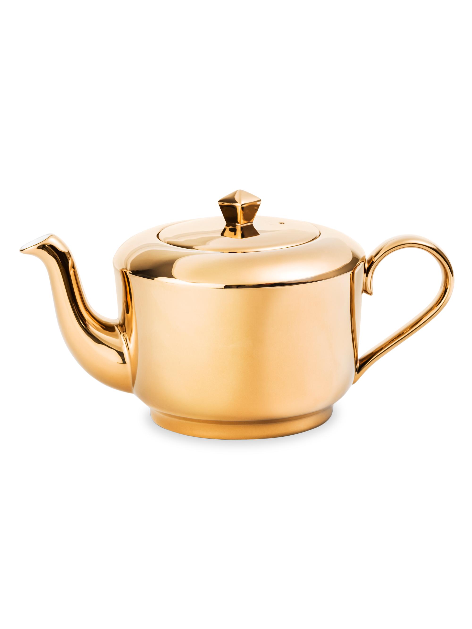 Richard Brendon Reflect Metallic Bone China Teapot