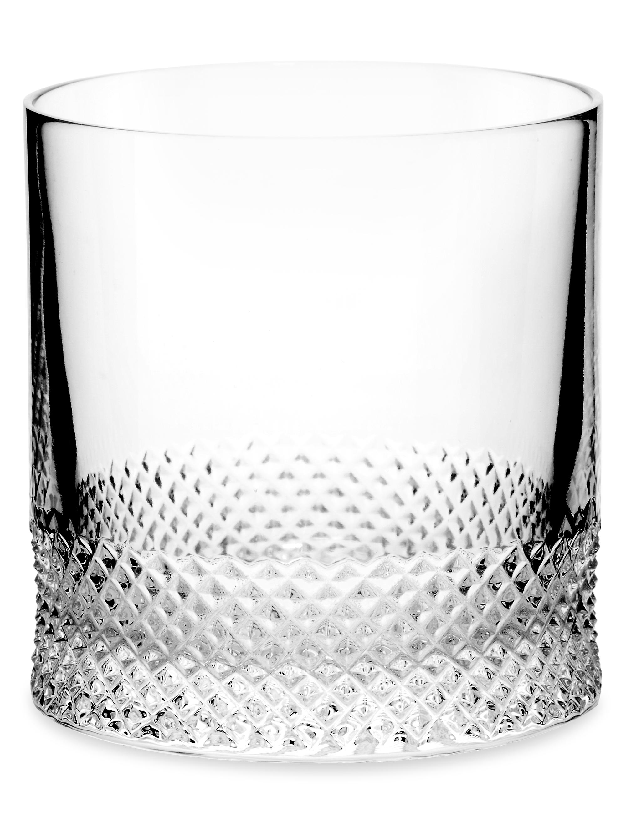 Richard Brendon Diamond Crystal Old Fashioned Glass