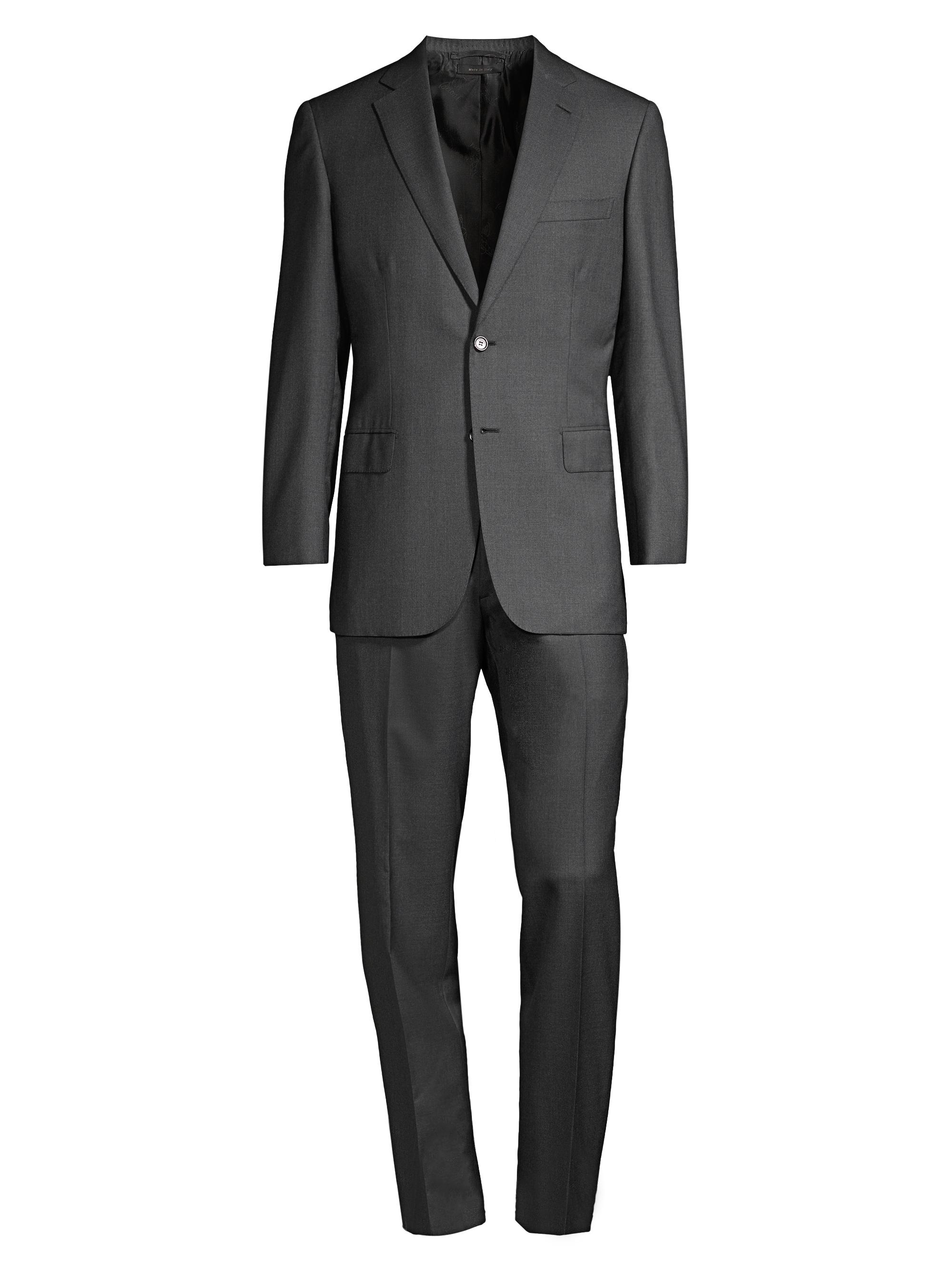 Brioni Men's Essential Wool Suit - Graphite