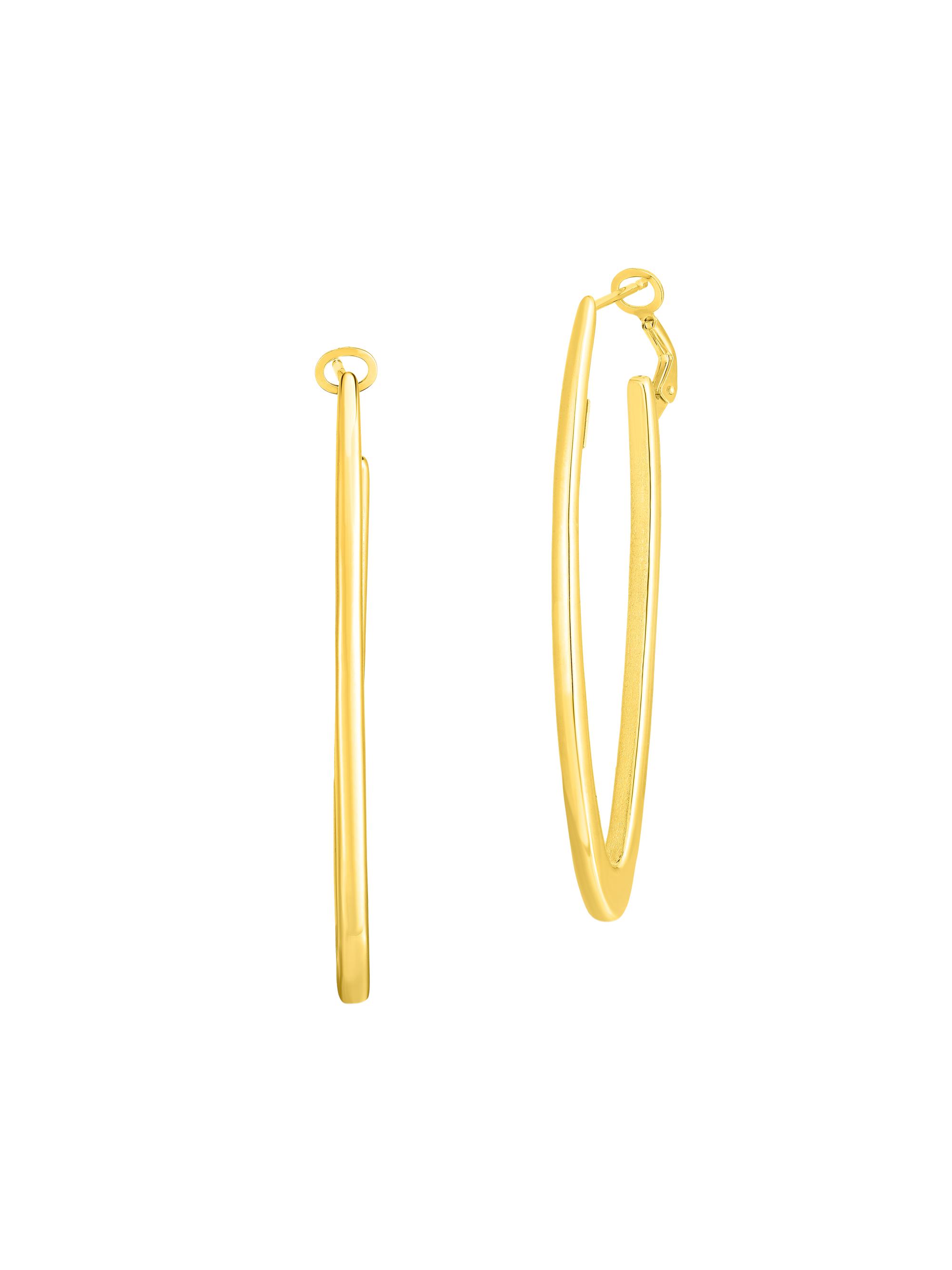 Roberto Coin Women's Oro 18K Yellow Gold Hoop Earrings - Yellow Gold