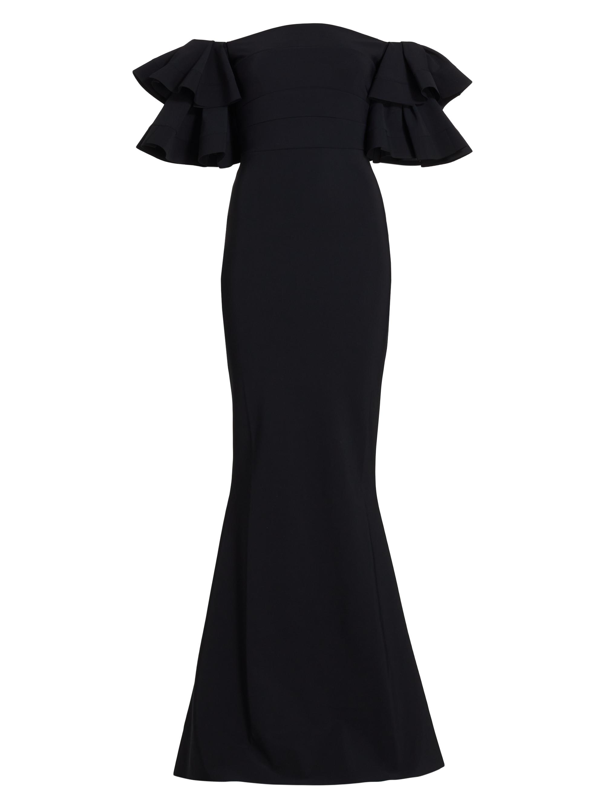 Chiara Boni La Petite Robe Women's Parvati Off-The-Shoulder Gown - Black