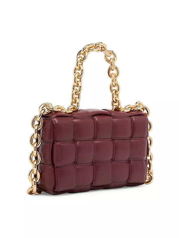 The Chain Cassette Padded Leather Shoulder Bag
