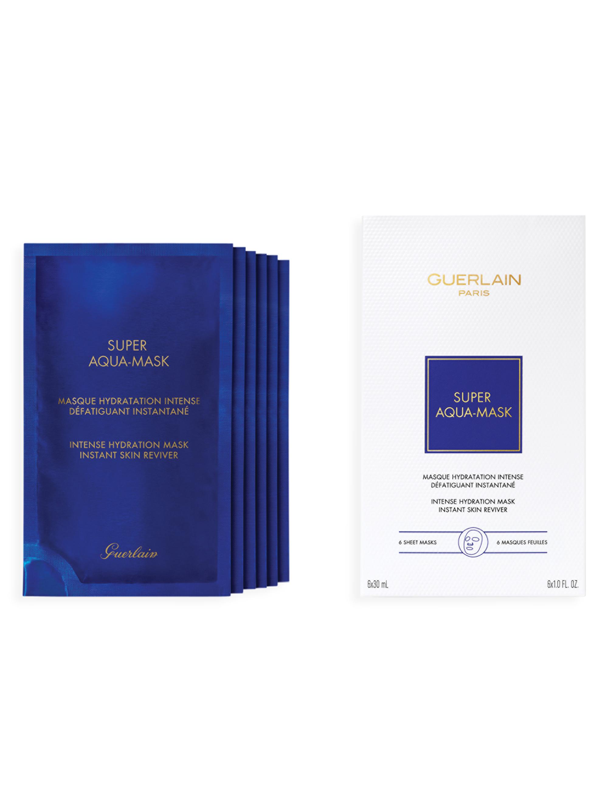 GUERLAIN Women's Super Aqua Hydrating 6-Piece Sheet Mask Set