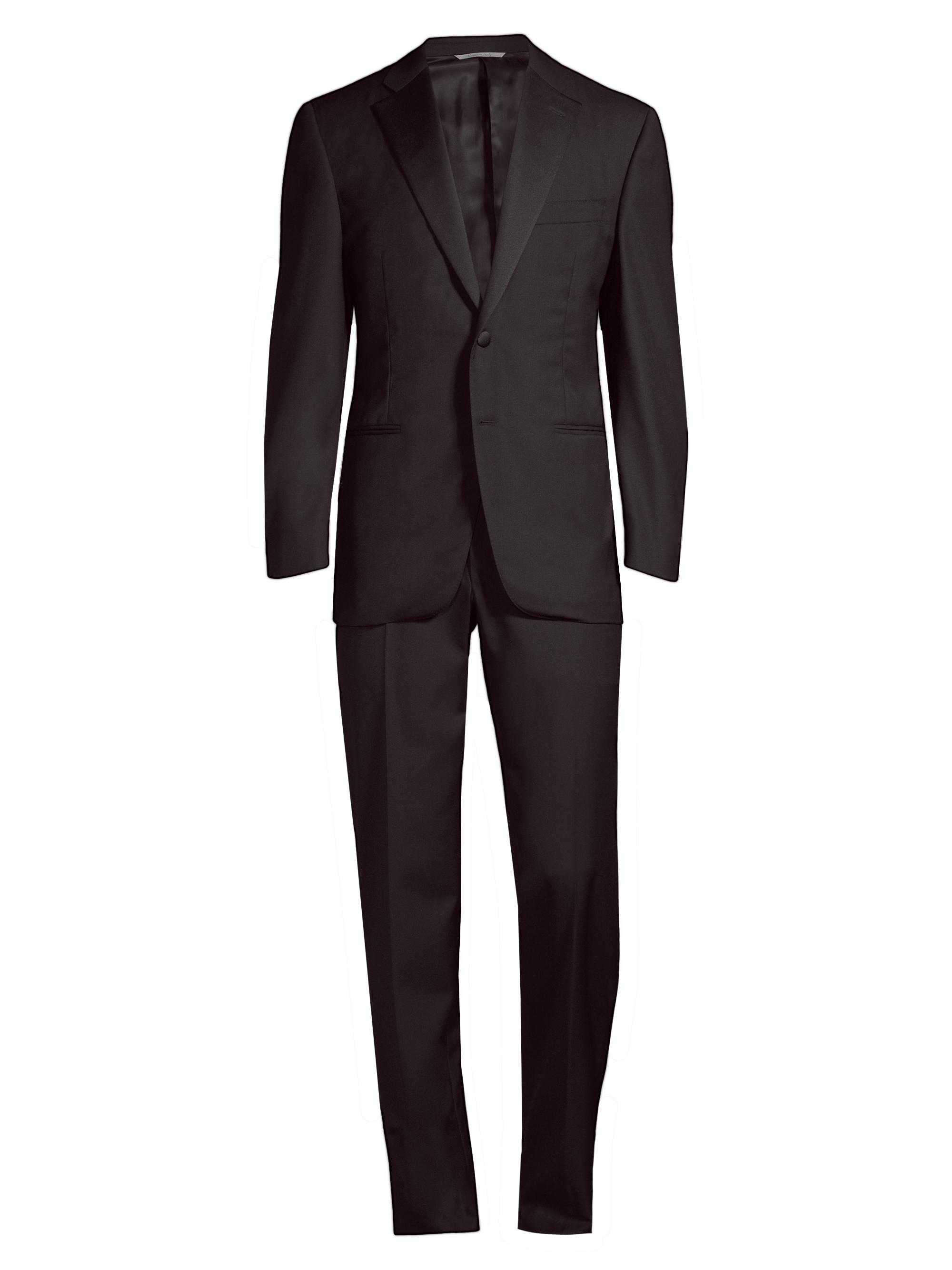 Canali Men's Notch Lapel Tuxedo - Black - Women's Clothing