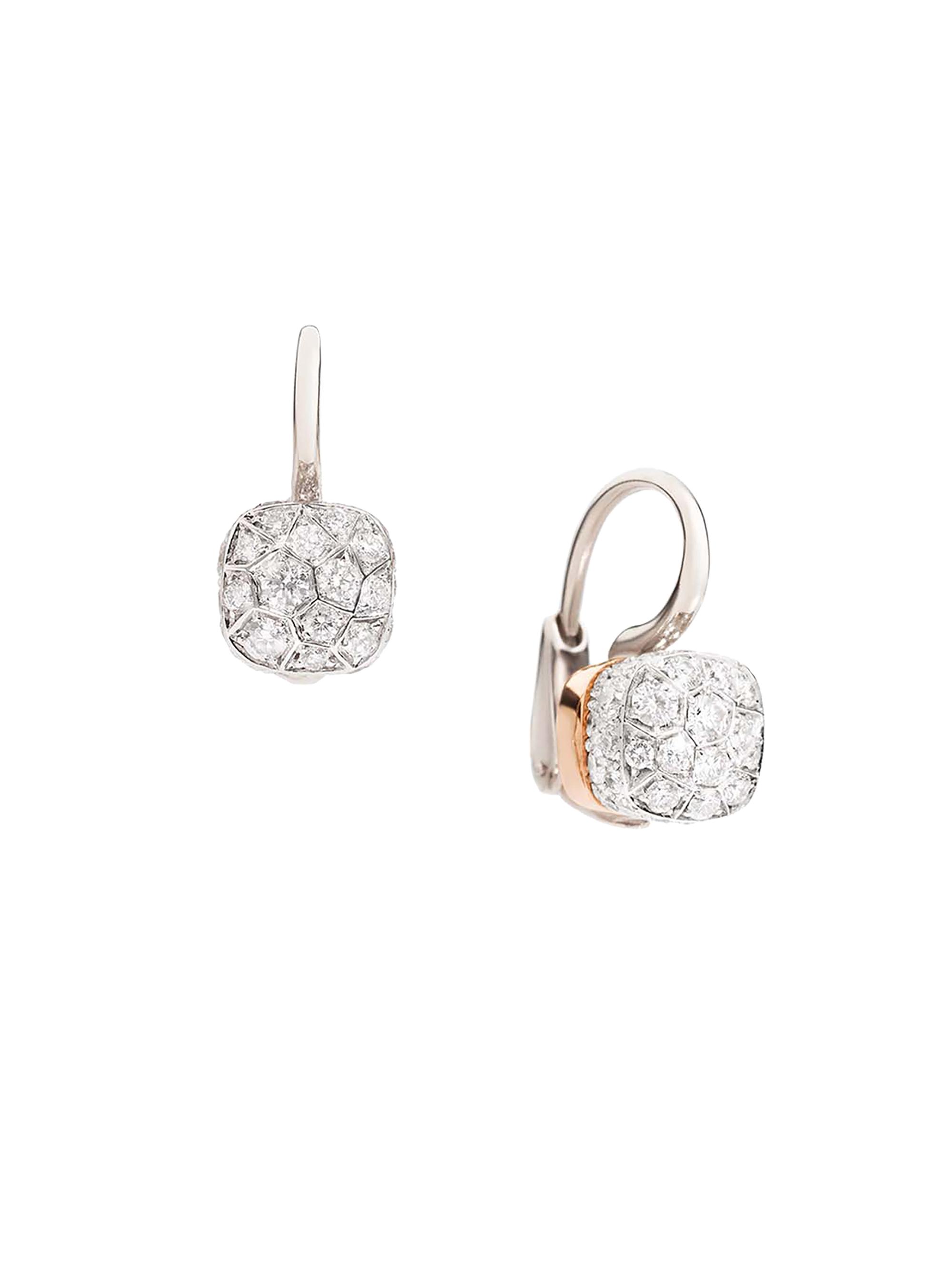 Pomellato Women's Nudo 18K White Gold & Diamond Drop Earrings - White Gold