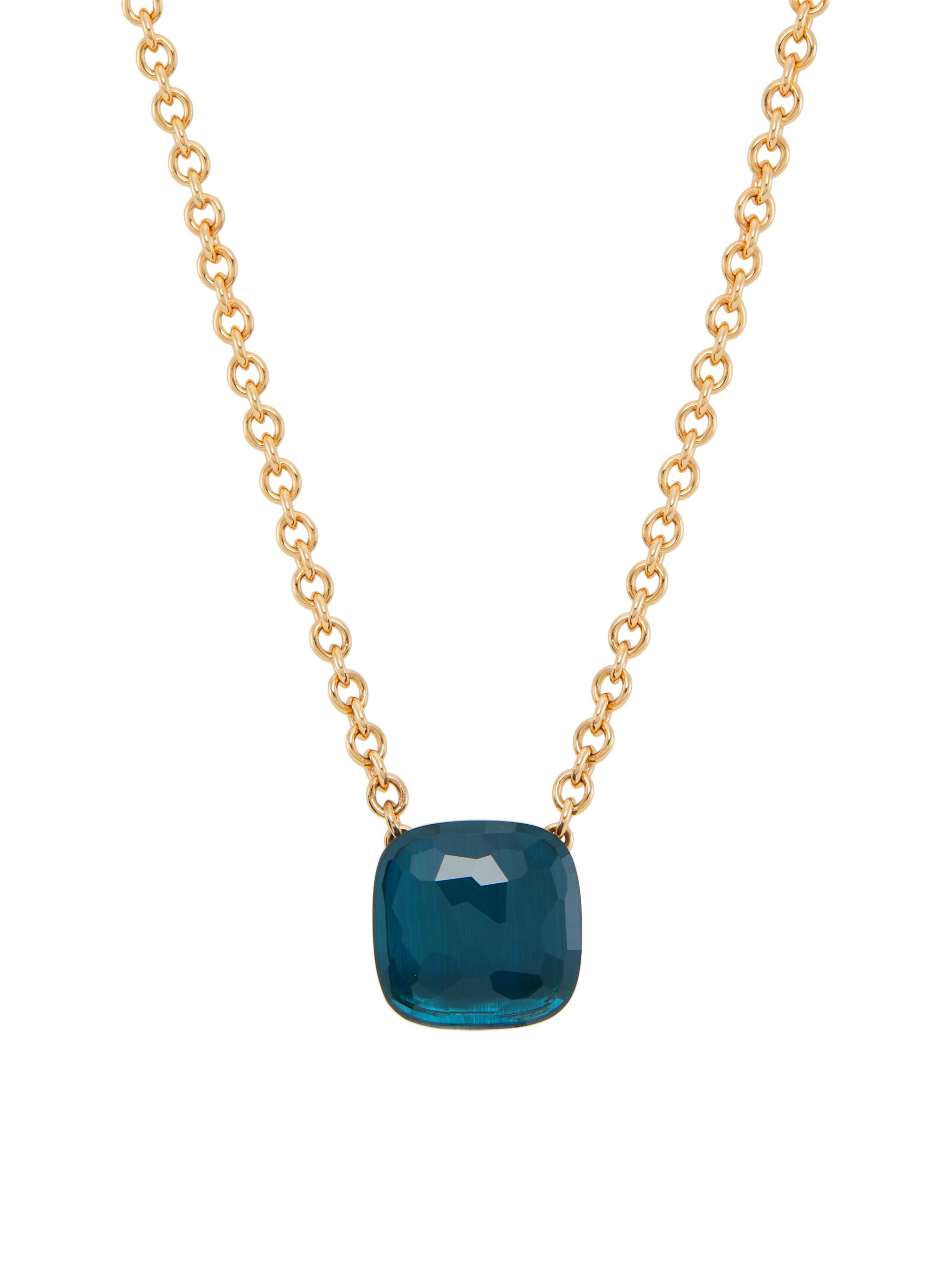 Pomellato Women's Nudo Maxi London Blue Topaz Pendant Necklace - Blue