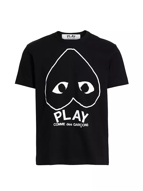 Shop Comme des Garçons PLAY Upside-Down Heart Logo T-Shirt | Saks