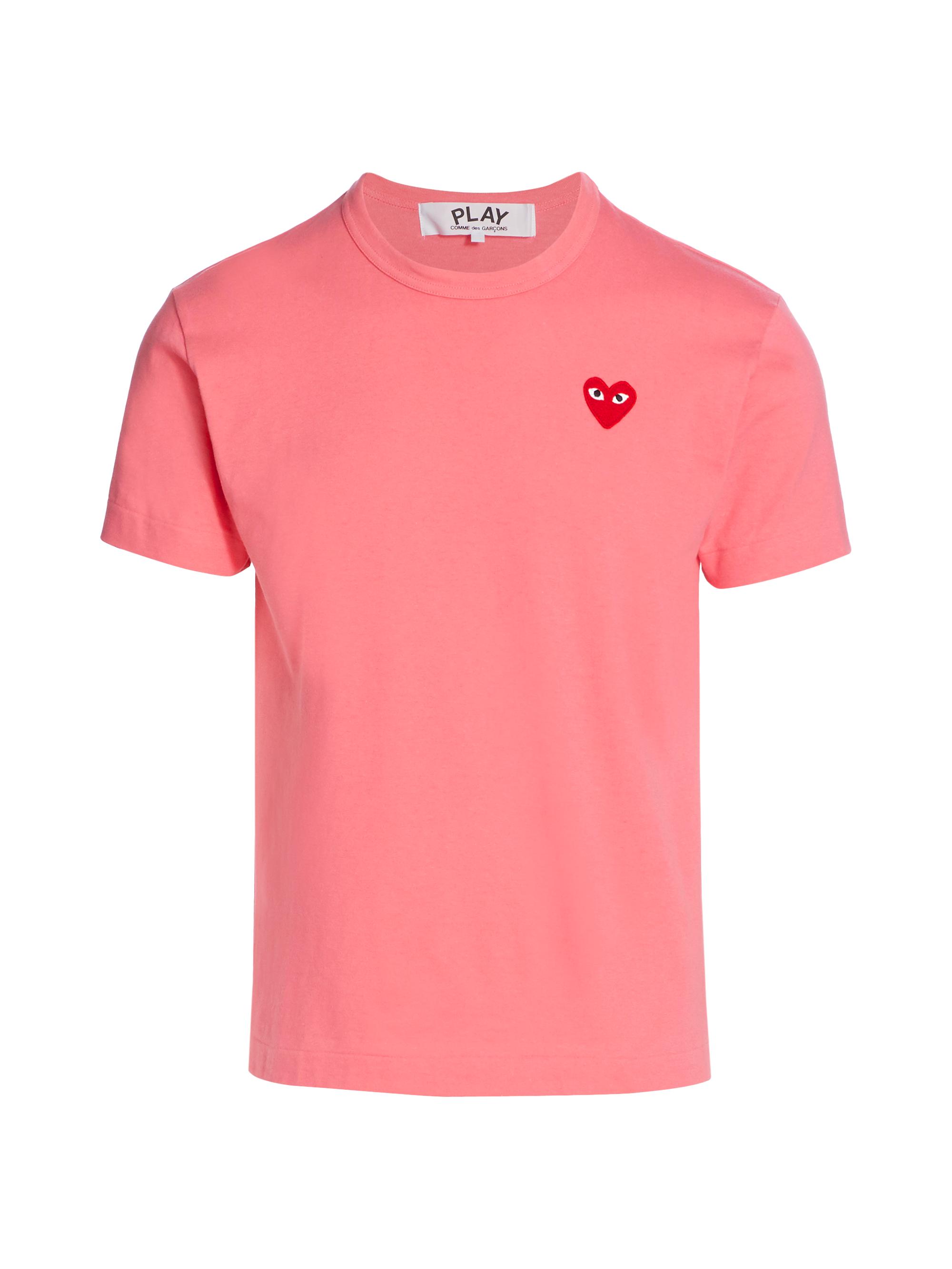 Comme des Garçons PLAY Men's Play Heart T-Shirt - Pink | Thumbnail 8