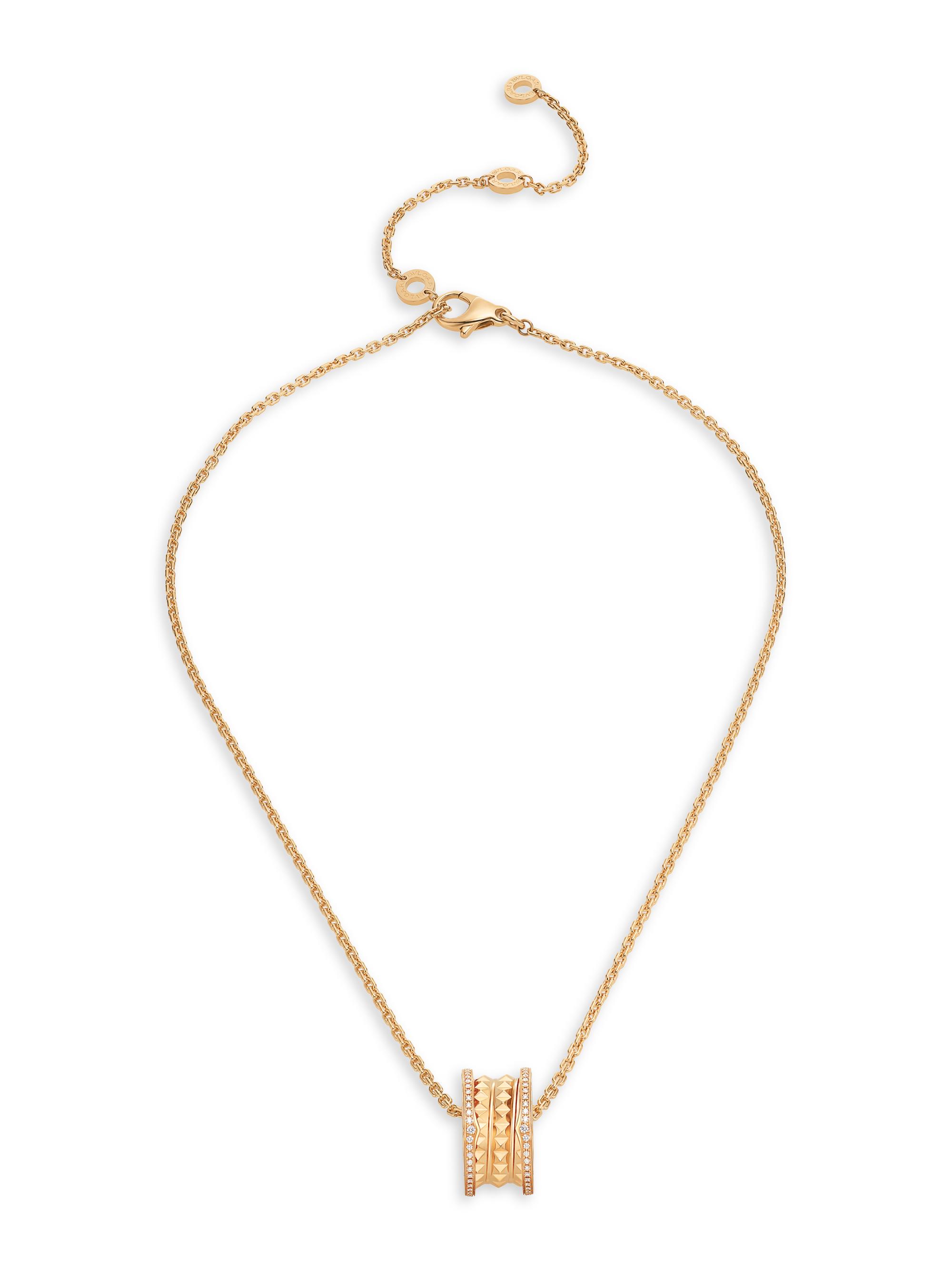 BVLGARI Women's B. zero1 Rock 18K Yellow Gold & Diamond Pendant Necklace - Yellow Gold - Women's Jewelry And Watches