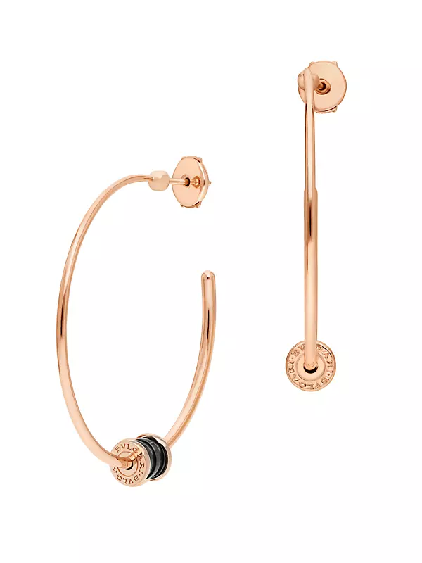 Fashion Roman Numeral Gold Hoop Earrings Inspired Luxury Glam 