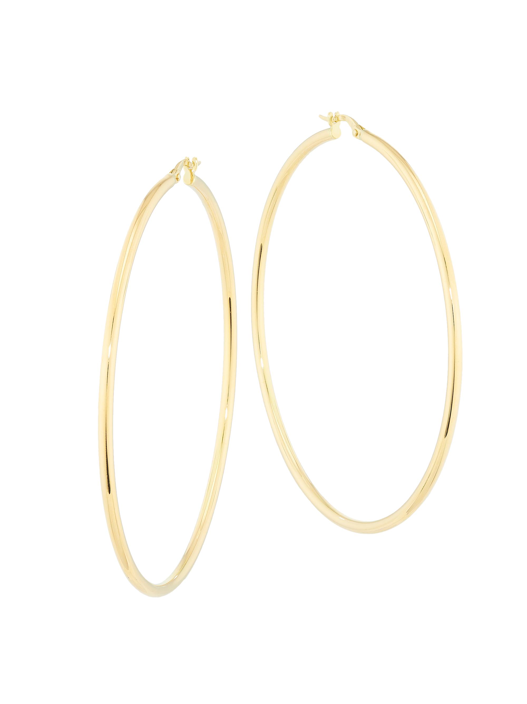 Roberto Coin Women's 18K Yellow Gold Hoop Earrings - Yellow Gold