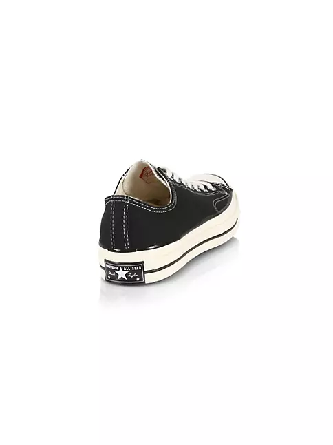 Men Converse Chuck 70 Low Black Denim Sneakers Size 8.5 165505c