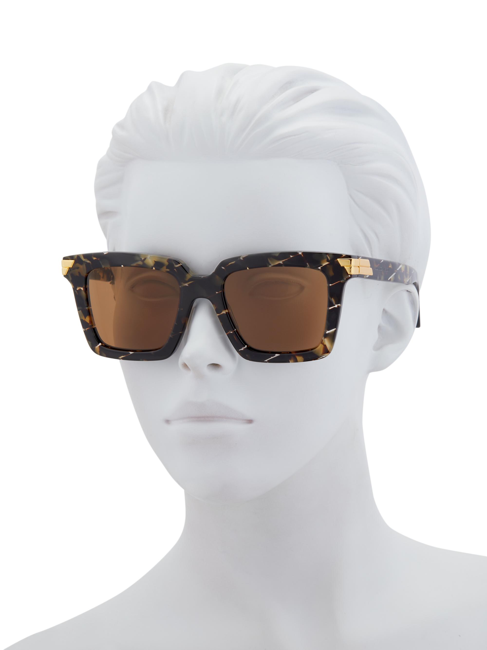 Bottega Veneta 53MM Square Sunglasses | Saks Fifth Avenue